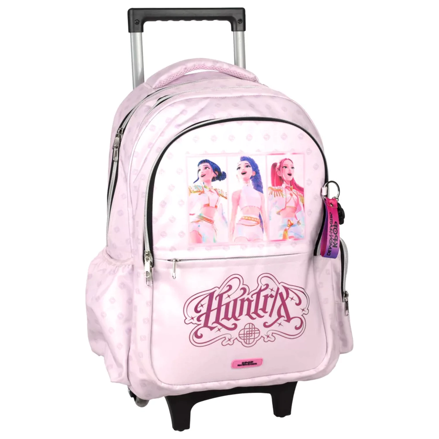K-pop Demon Hunters Różowa Torba Szkolna na kółkach, Torba 46 cm zdjęcie produktu