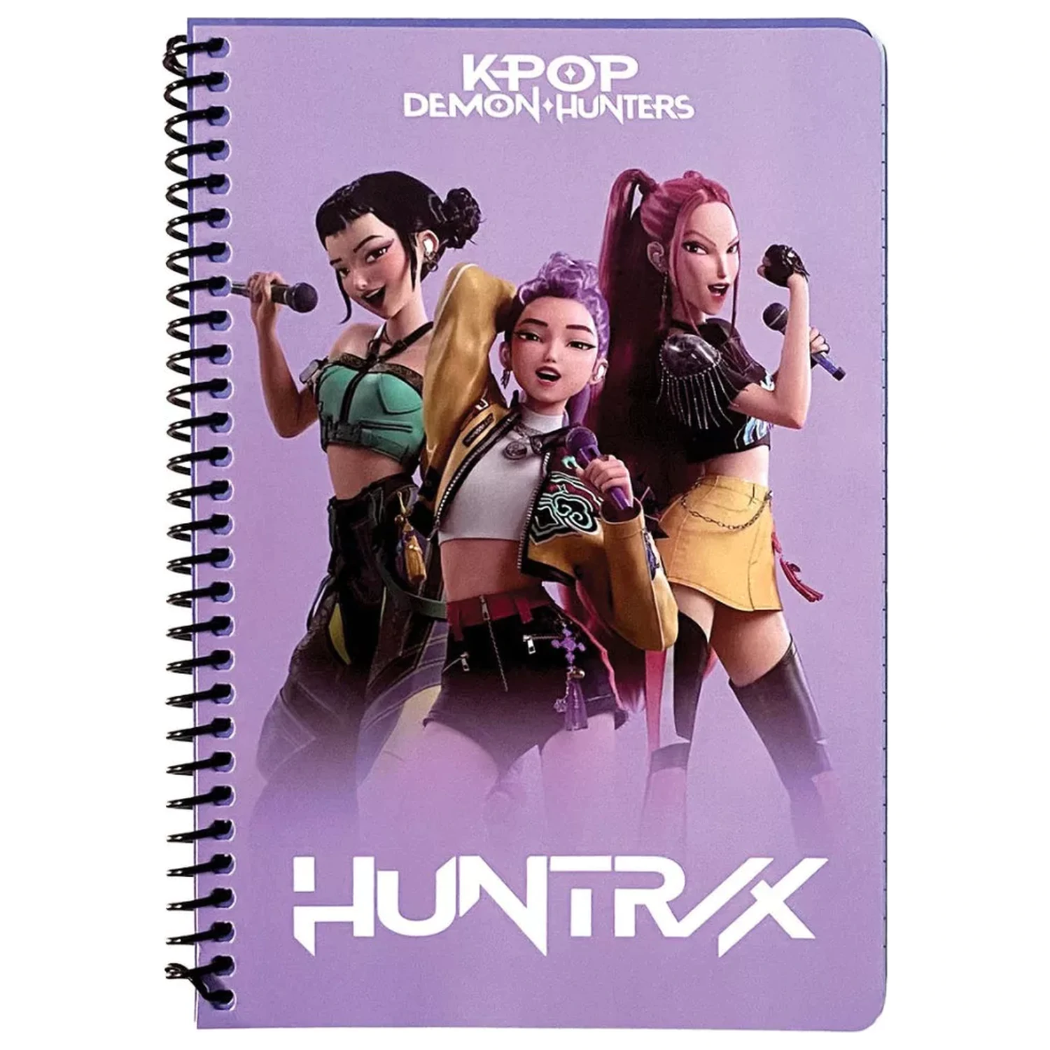K-pop Demon Hunters Singers B/5 Liniowany Notatnik Spiralny 105 Stron zdjęcie produktu