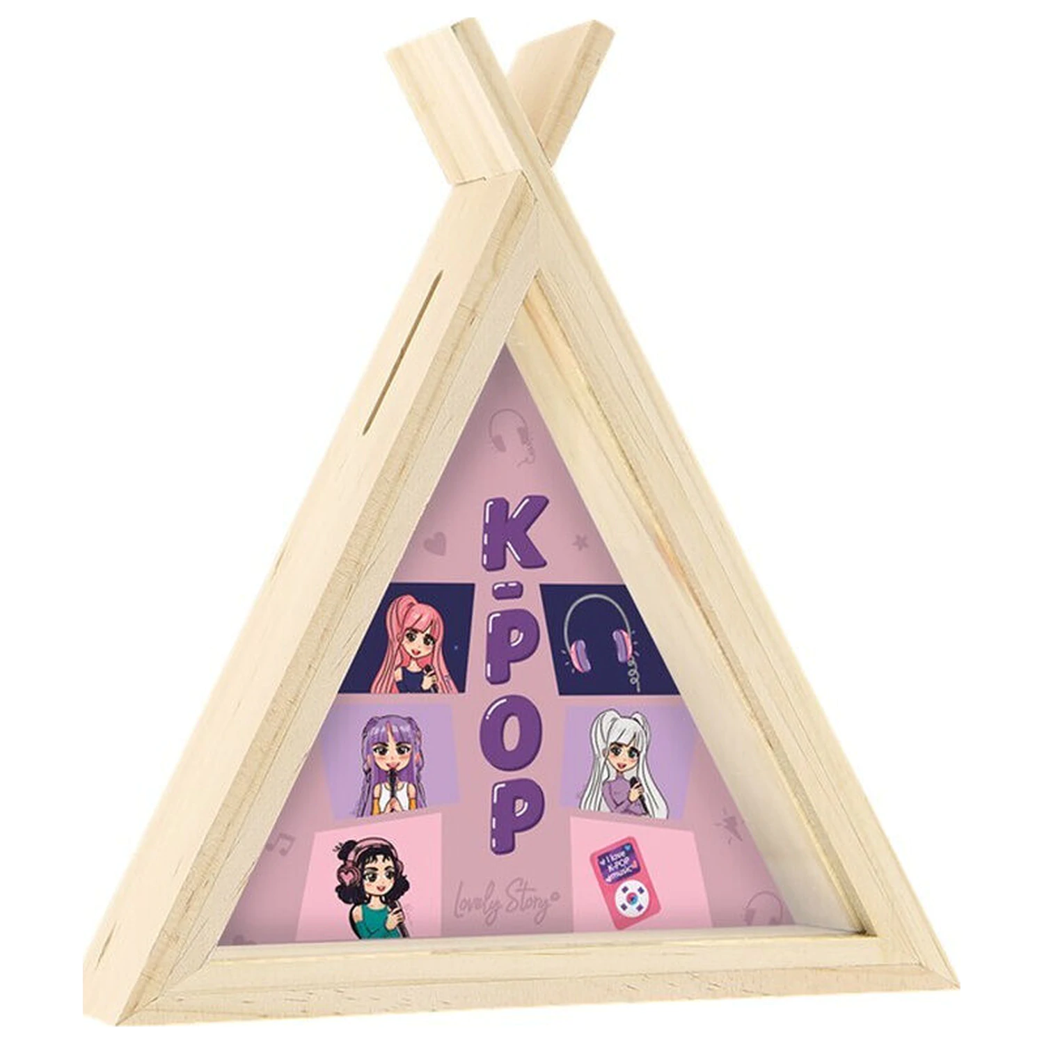 K-Pop Różowa skarbonka zdjęcie produktu