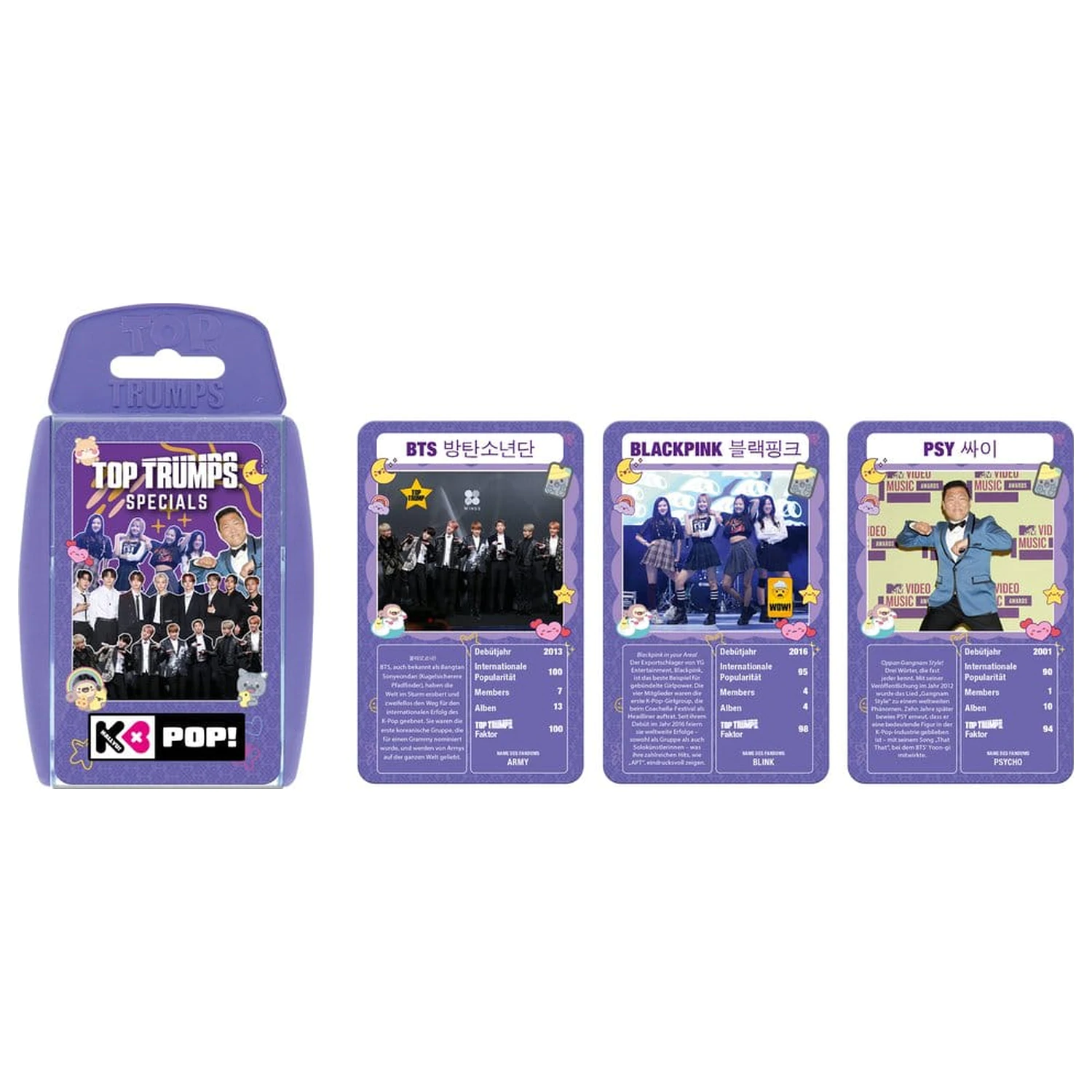 Gra karciana K-Pop Top Trumps *Wersja Niemiecka* zdjęcie produktu