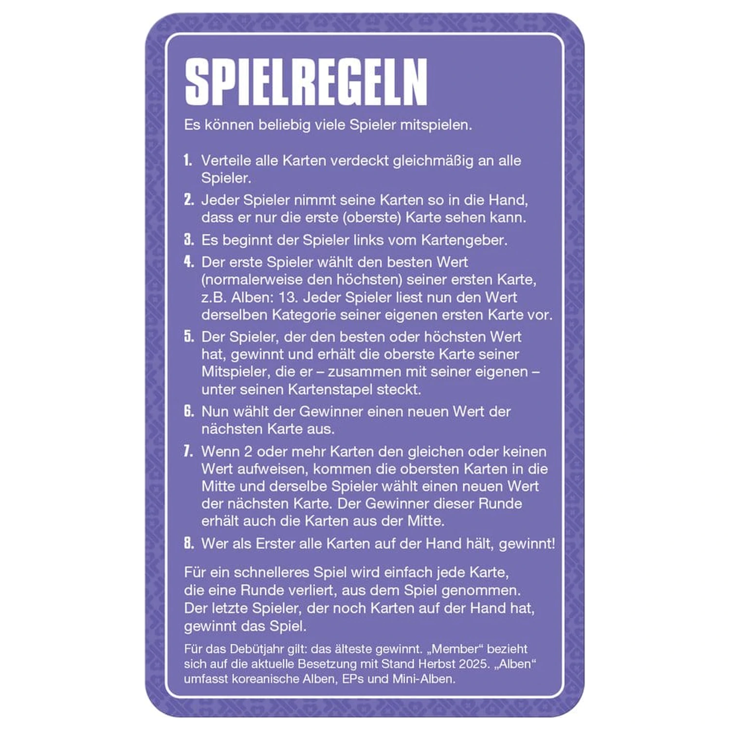 Gra karciana K-Pop Top Trumps *Wersja Niemiecka* zdjęcie produktu