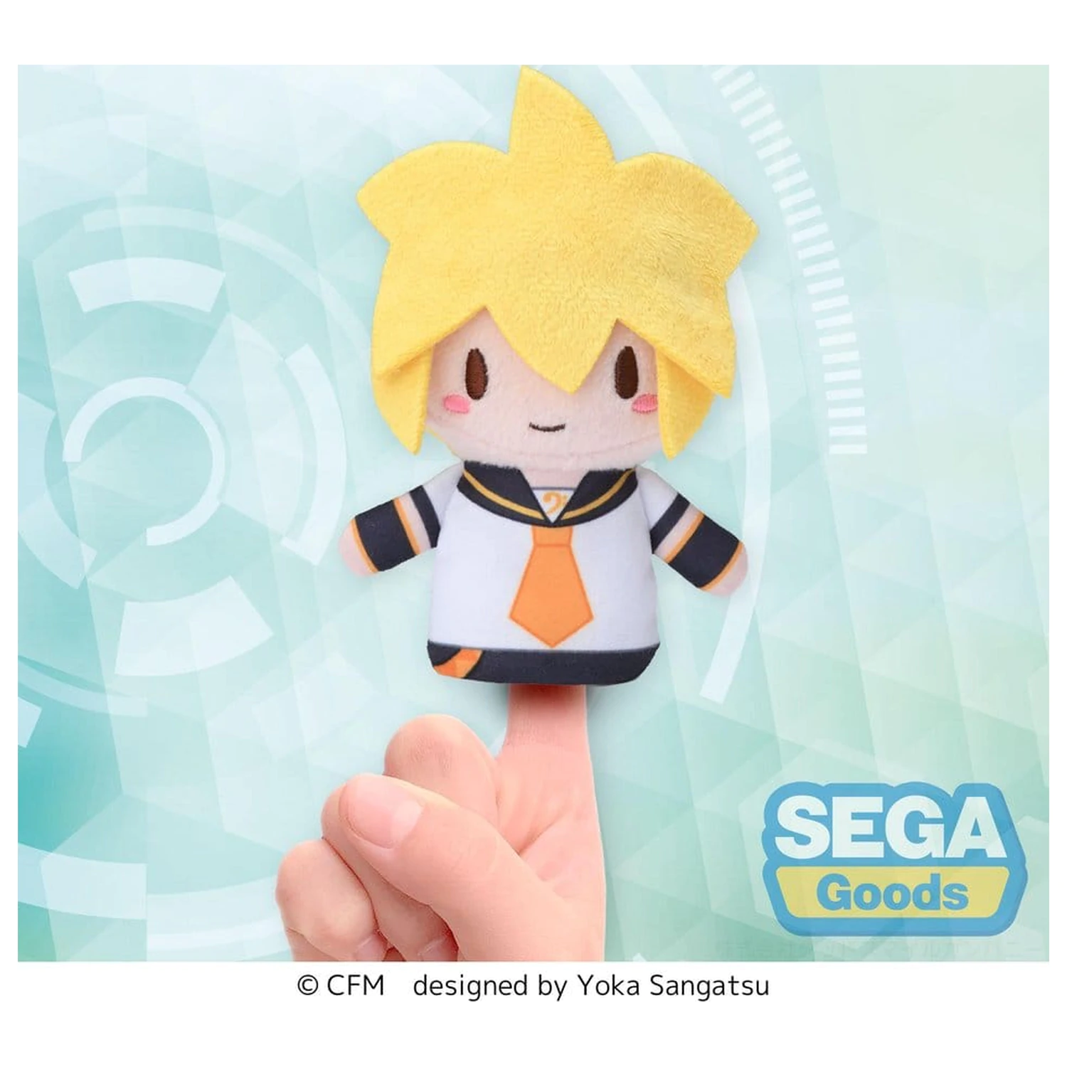 Kagamine Rin & Len Fuwa Petit Pluszowa Figurka Maskotka na Palec Kagamine Len 10 cm zdjęcie produktu