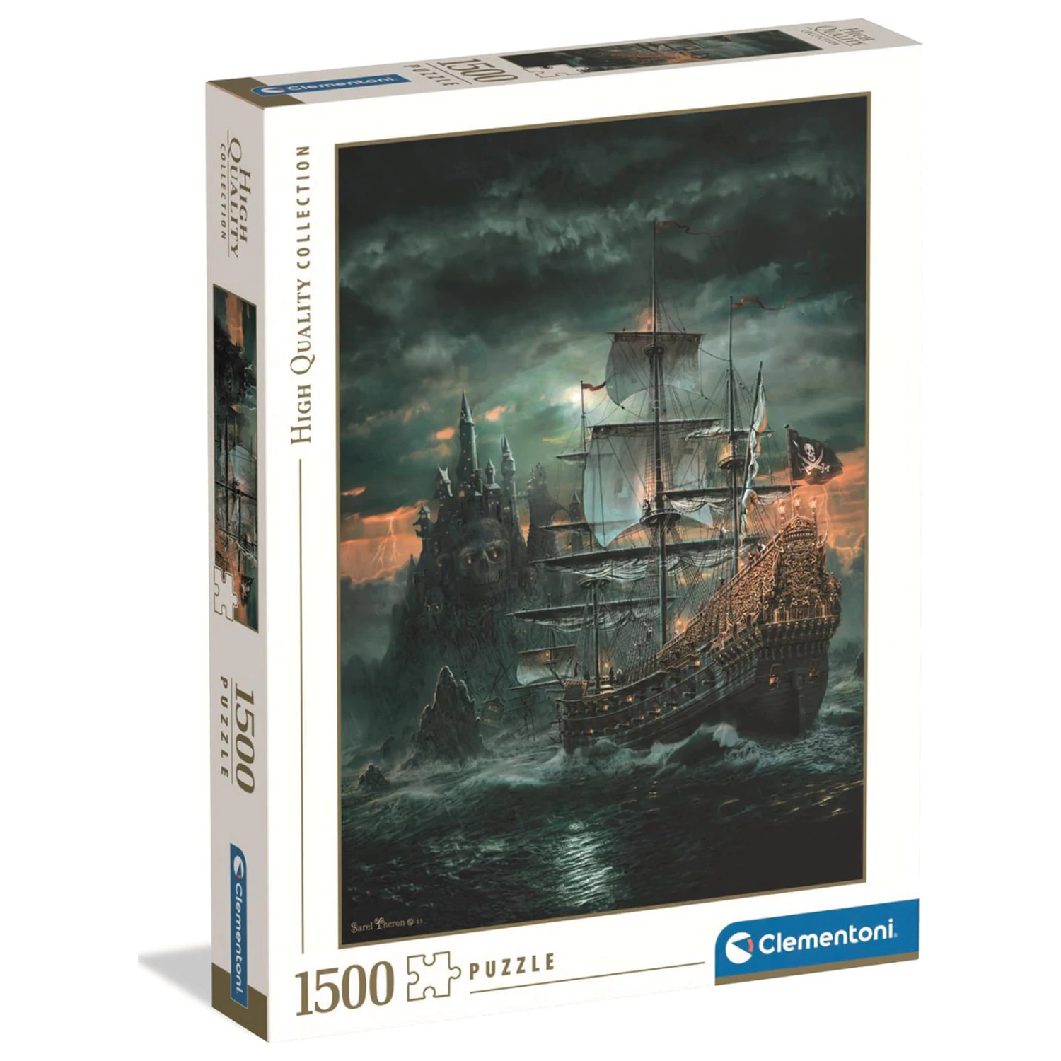 Puzzle "Pirate Ship Haunted Seas" 1500-elementowe zdjęcie produktu