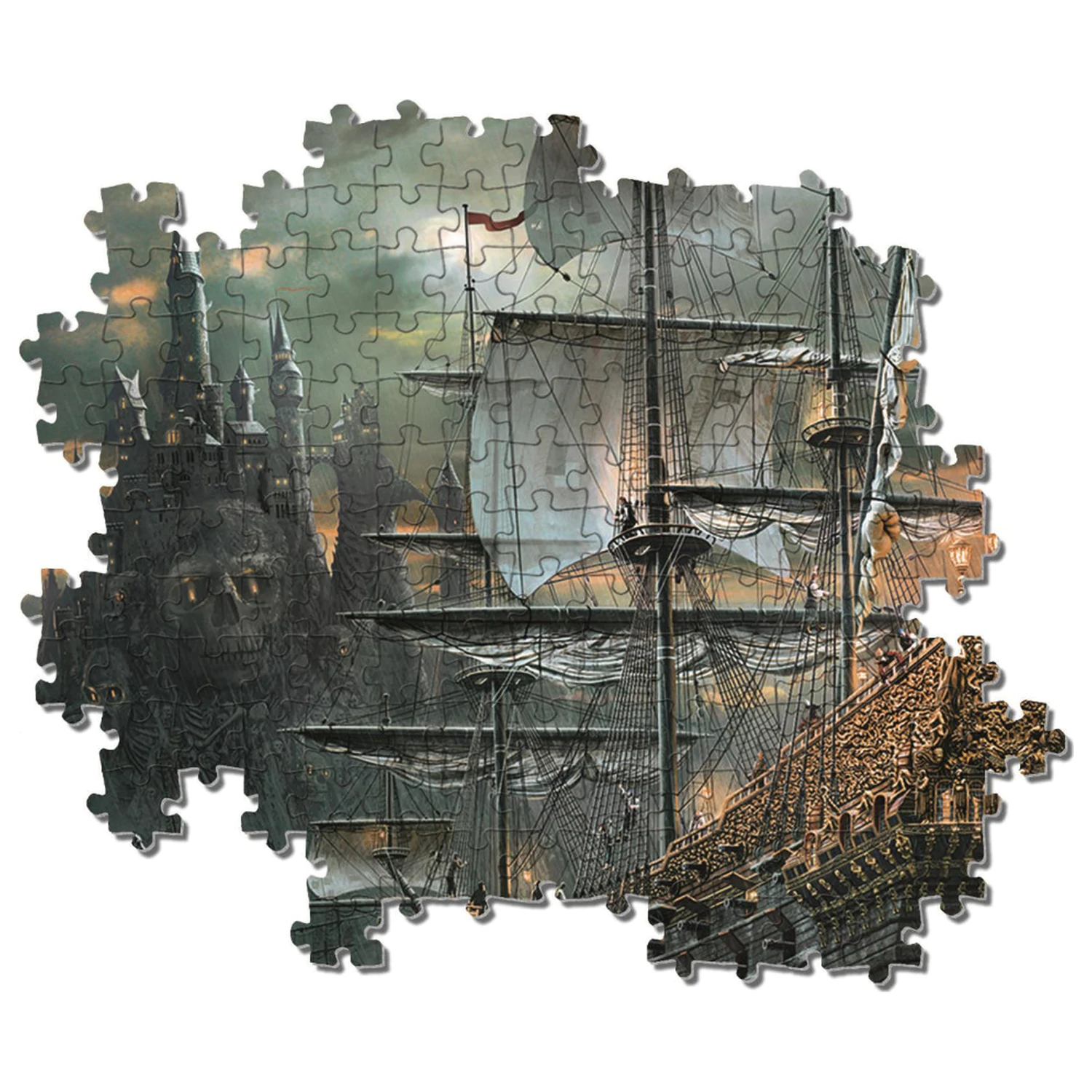Puzzle "Pirate Ship Haunted Seas" 1500-elementowe zdjęcie produktu