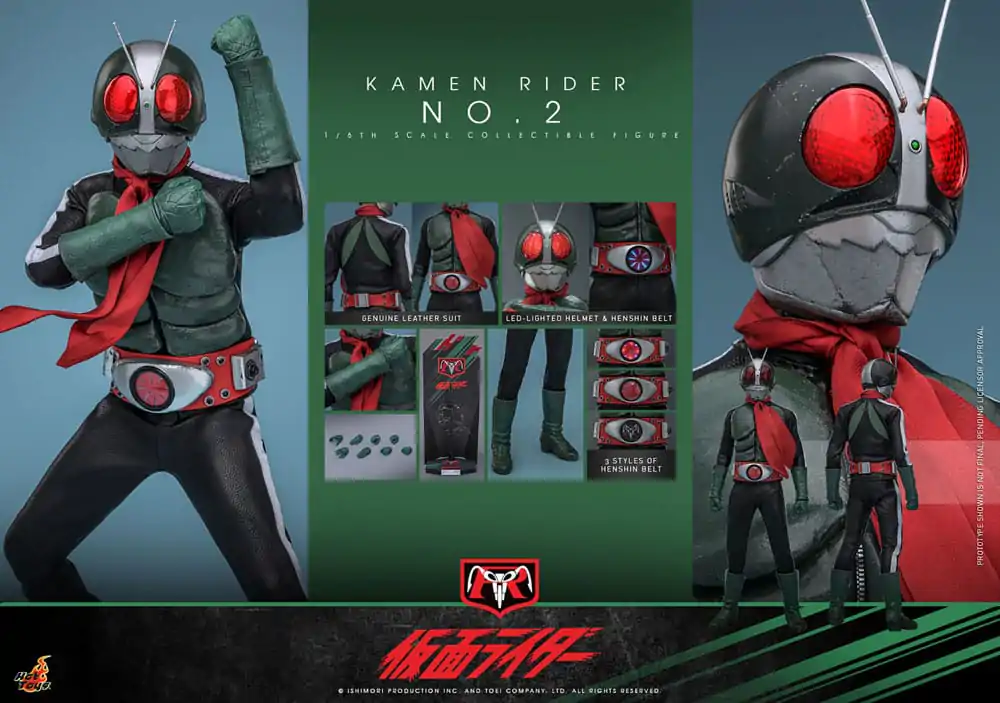 Kamen Rider Figurka Akcji 1/6 Kamen Rider No. 2 30 cm zdjęcie produktu