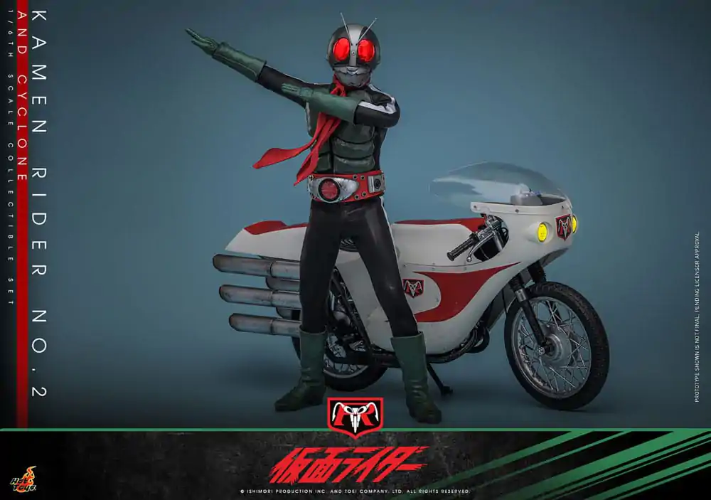 Kamen Rider 1/6 Kamen Rider No. 2 i Cylone 30 cm zdjęcie produktu