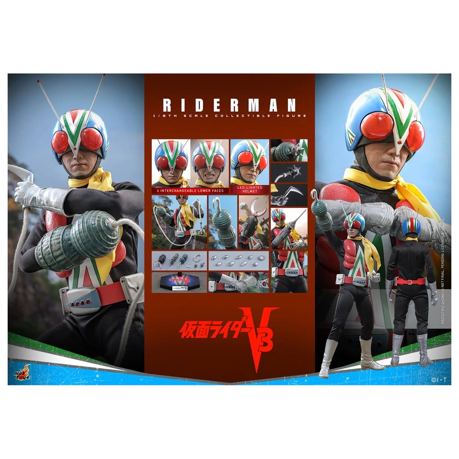 Kamen Rider figurka 1/6 Riderman 30 cm zdjęcie produktu