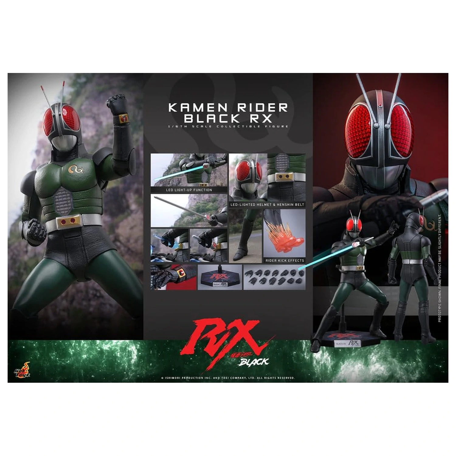 Kamen Rider Black RX Figurka akcji 1/6 Kamen Rider Black RX 31 cm zdjęcie produktu