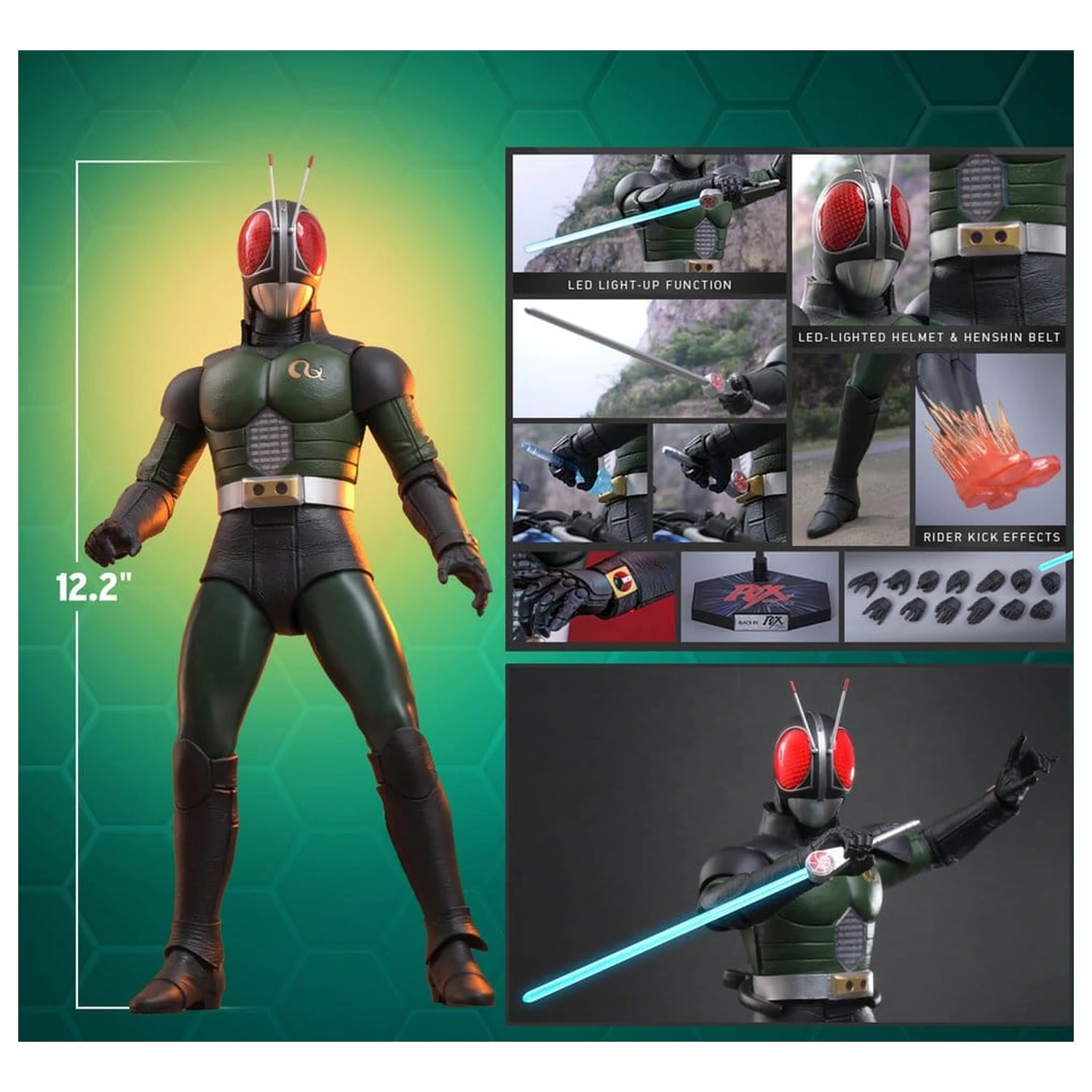 Kamen Rider Black RX Figurka akcji 1/6 Kamen Rider Black RX 31 cm zdjęcie produktu