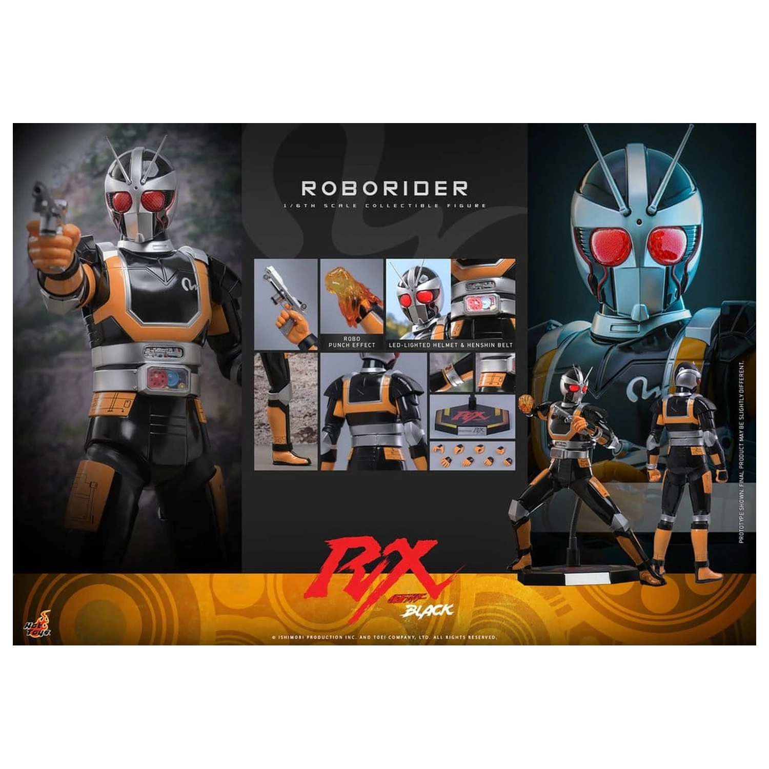Kamen Rider Black RX Action Figure 1/6 RoboRider 31 cm zdjęcie produktu