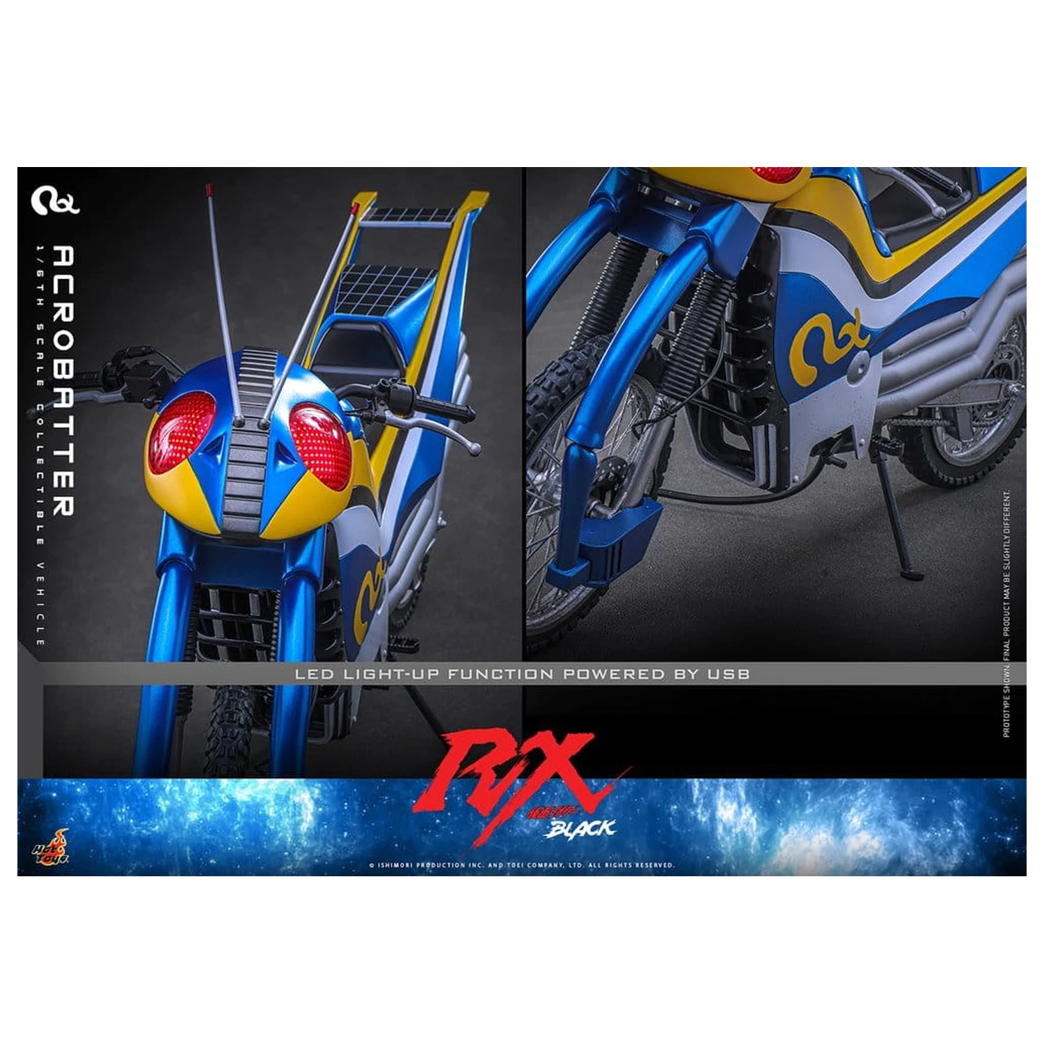 Kamen Rider Black RX Pojazd 1/6 Acrobatter 38 cm zdjęcie produktu