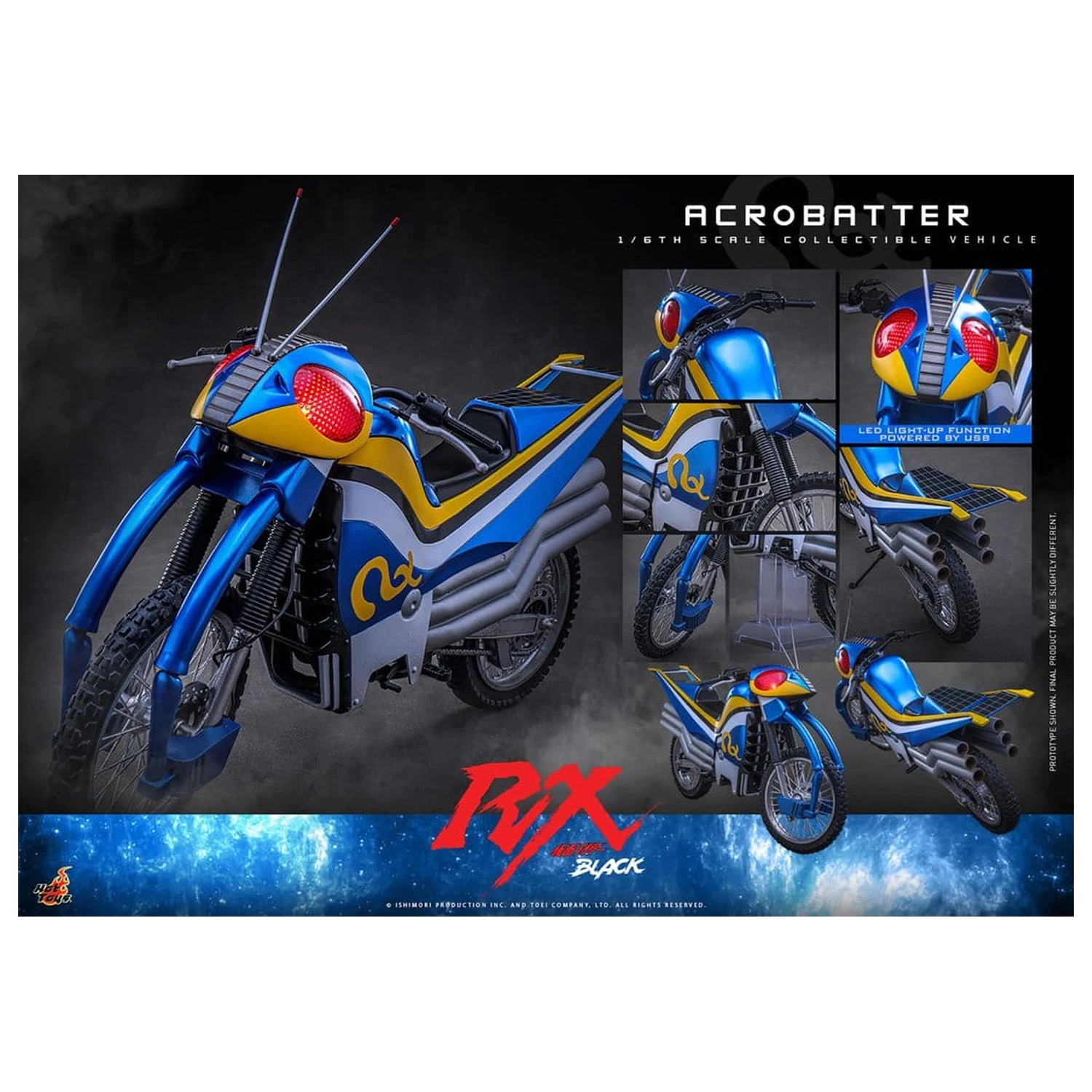 Kamen Rider Black RX Pojazd 1/6 Acrobatter 38 cm zdjęcie produktu