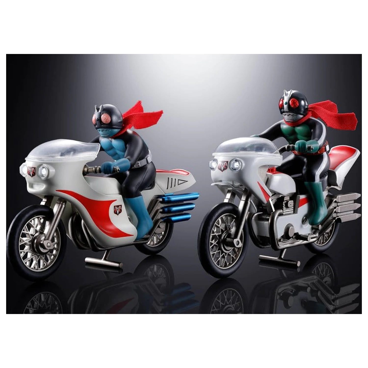Kamen Rider Chogokin odlewana figurka akcji Cyclone (Masked Rider 1) 9 cm zdjęcie produktu