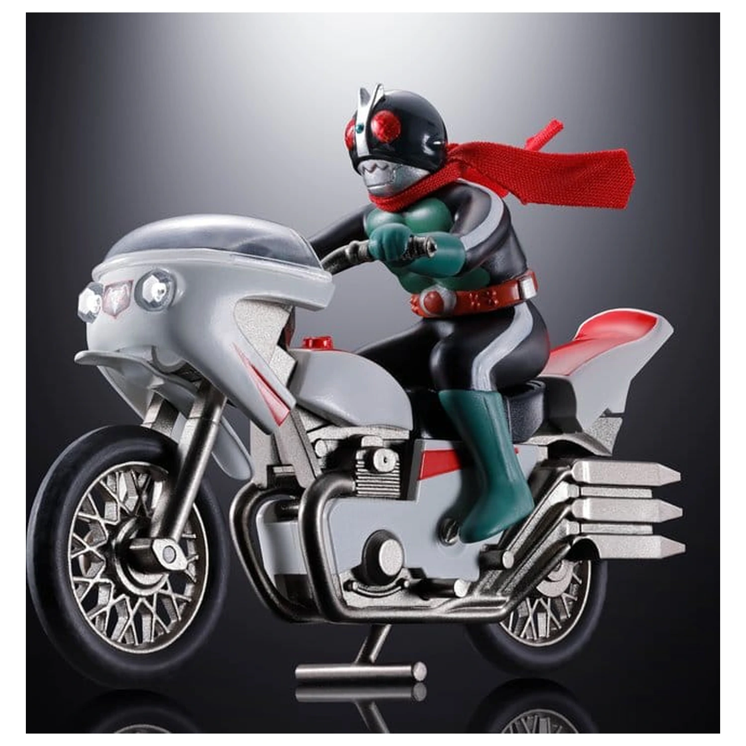 Kamen Rider Chogokin Diecast Figurka Akcji Cyclone (Masked Rider 2) 9 cm zdjęcie produktu