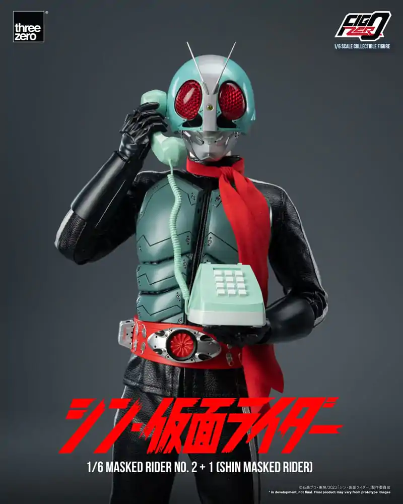 Figurka Akcji Kamen Rider FigZero 1/6 Masked Rider No.2+1 (Shin Masked Rider) 32 cm zdjęcie produktu