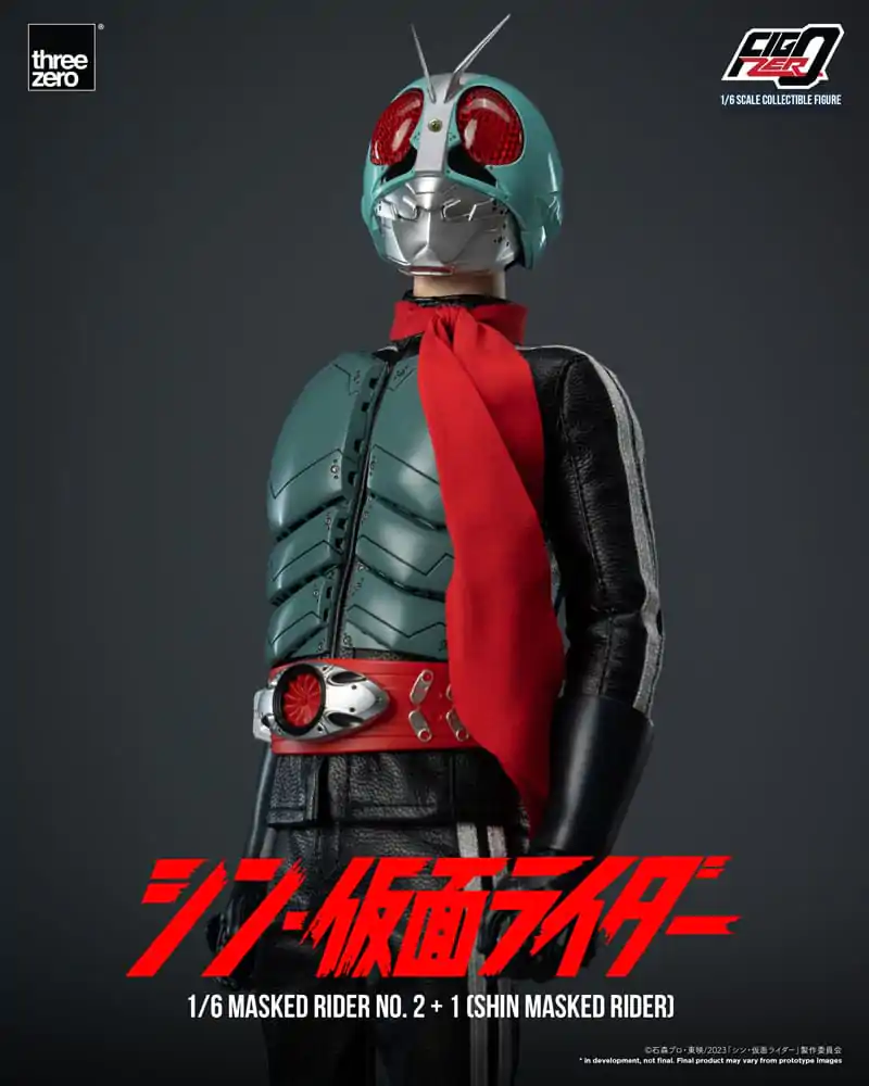 Figurka Akcji Kamen Rider FigZero 1/6 Masked Rider No.2+1 (Shin Masked Rider) 32 cm zdjęcie produktu