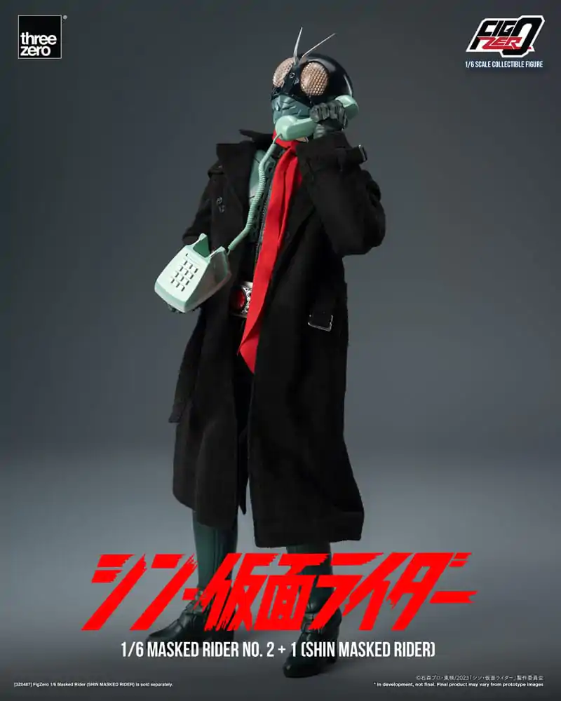 Figurka Akcji Kamen Rider FigZero 1/6 Masked Rider No.2+1 (Shin Masked Rider) 32 cm zdjęcie produktu