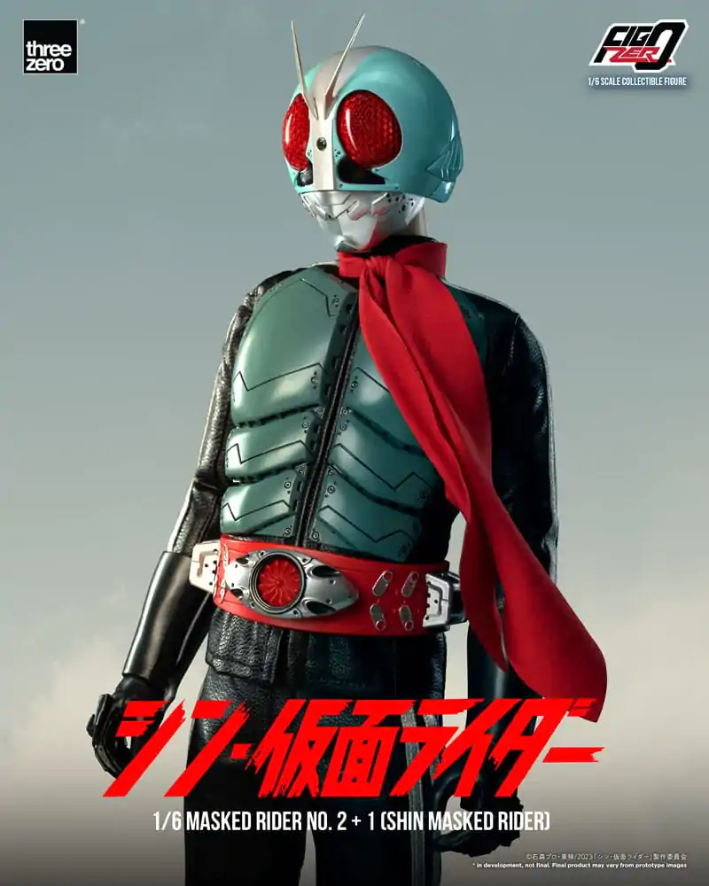 Figurka Akcji Kamen Rider FigZero 1/6 Masked Rider No.2+1 (Shin Masked Rider) 32 cm zdjęcie produktu