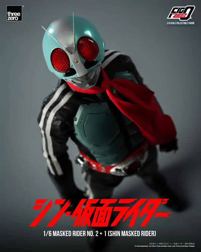 Figurka Akcji Kamen Rider FigZero 1/6 Masked Rider No.2+1 (Shin Masked Rider) 32 cm zdjęcie produktu