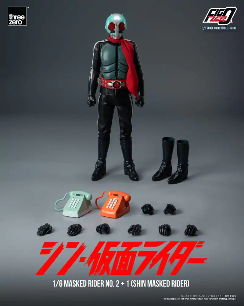 Figurka Akcji Kamen Rider FigZero 1/6 Masked Rider No.2+1 (Shin Masked Rider) 32 cm zdjęcie produktu