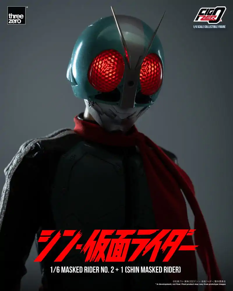 Figurka Akcji Kamen Rider FigZero 1/6 Masked Rider No.2+1 (Shin Masked Rider) 32 cm zdjęcie produktu