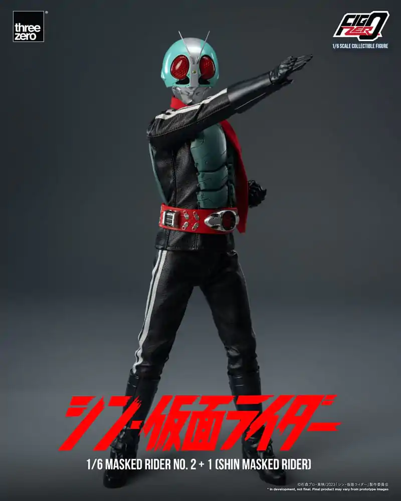 Figurka Akcji Kamen Rider FigZero 1/6 Masked Rider No.2+1 (Shin Masked Rider) 32 cm zdjęcie produktu