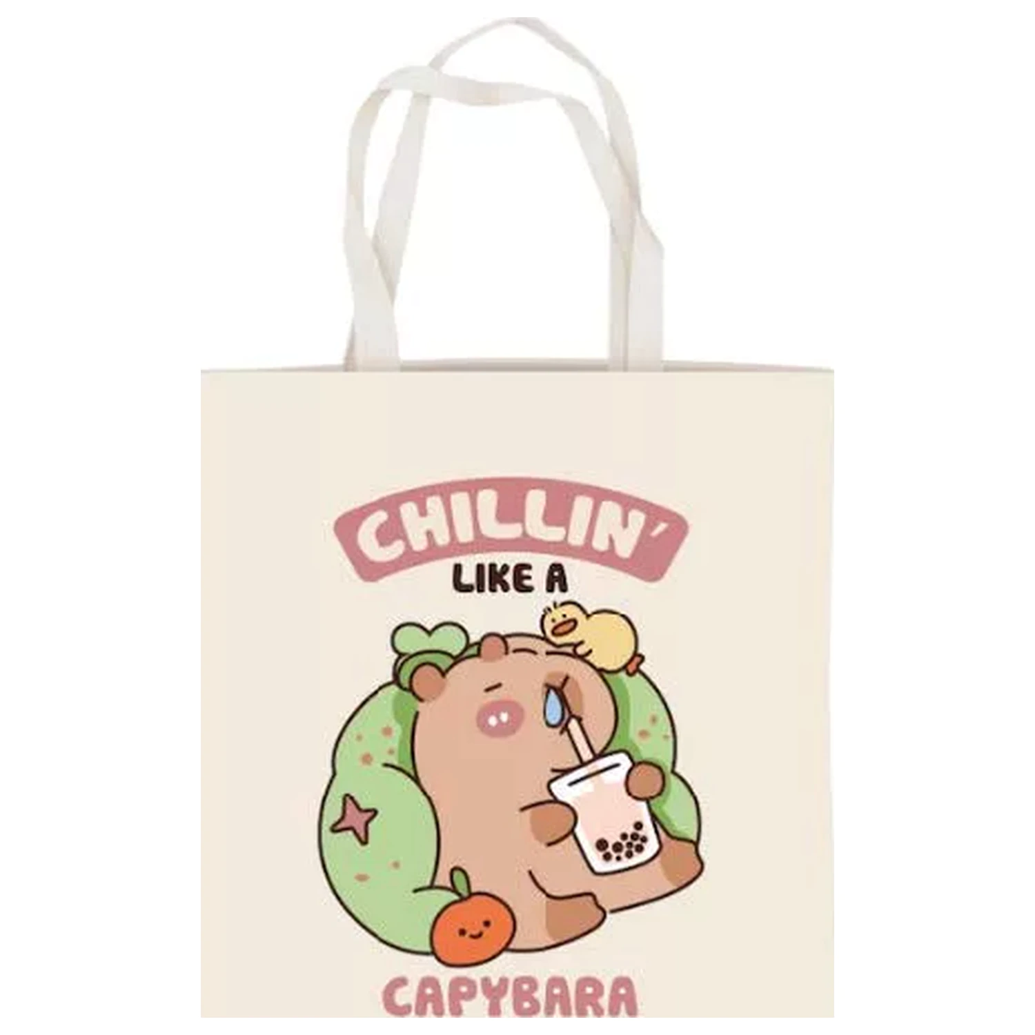 Capybara Chillin' Torba płócienna typu Tote Bag, Torba na zakupy 44 cm zdjęcie produktu