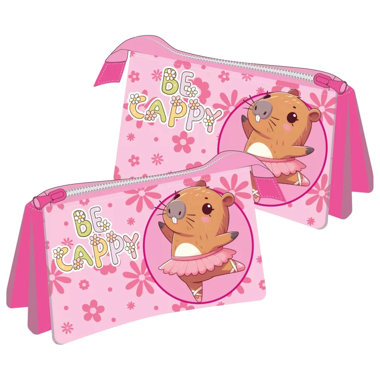 Capybara Dancing piórnik z 3 przegródkami 22 cm zdjęcie produktu