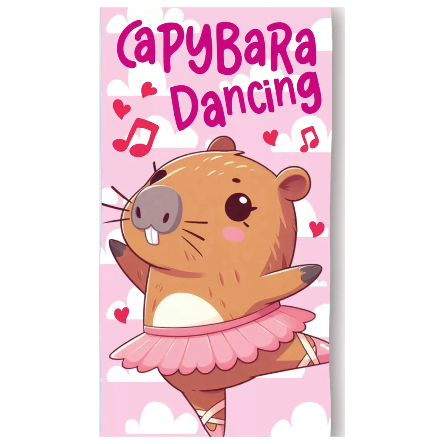 Capybara Dancing Ręcznik 70x140cm zdjęcie produktu