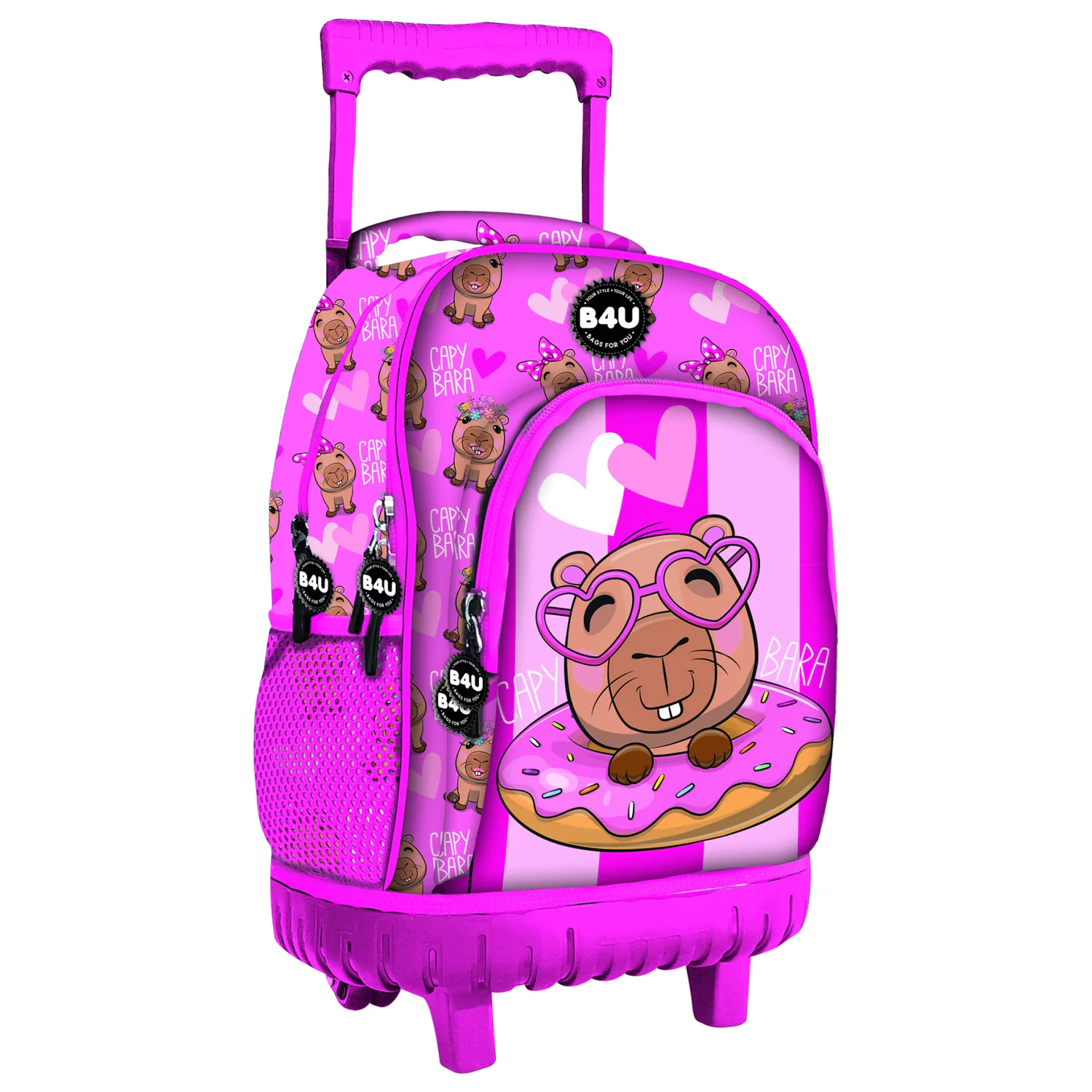 Capybara Donut Premium Rolling Szkolna Torba, Torba 44 cm zdjęcie produktu
