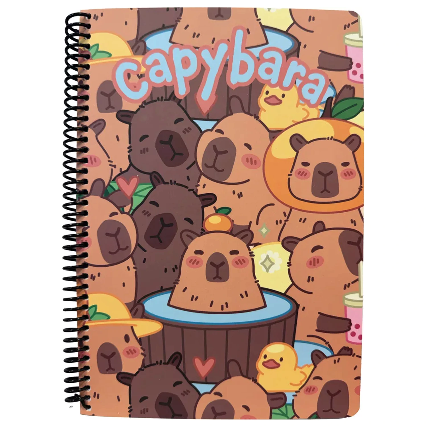Capybara Spa B/5 Zeszyt spiralny w linie, 70 kartek zdjęcie produktu