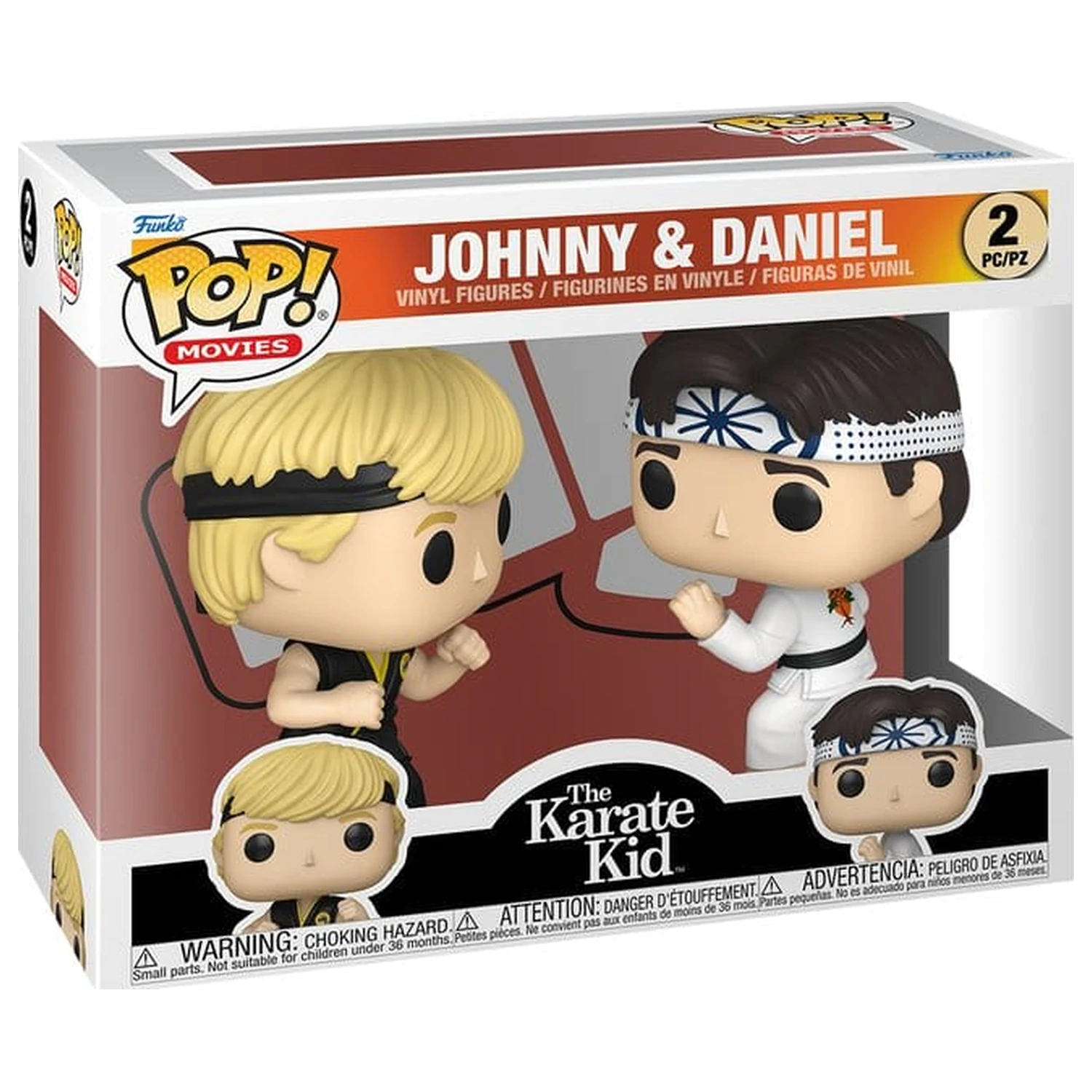 Karate Kid Funko POP! Movies Winylowe Figurki 2-pak Johnny & Daniel 9 cm zdjęcie produktu