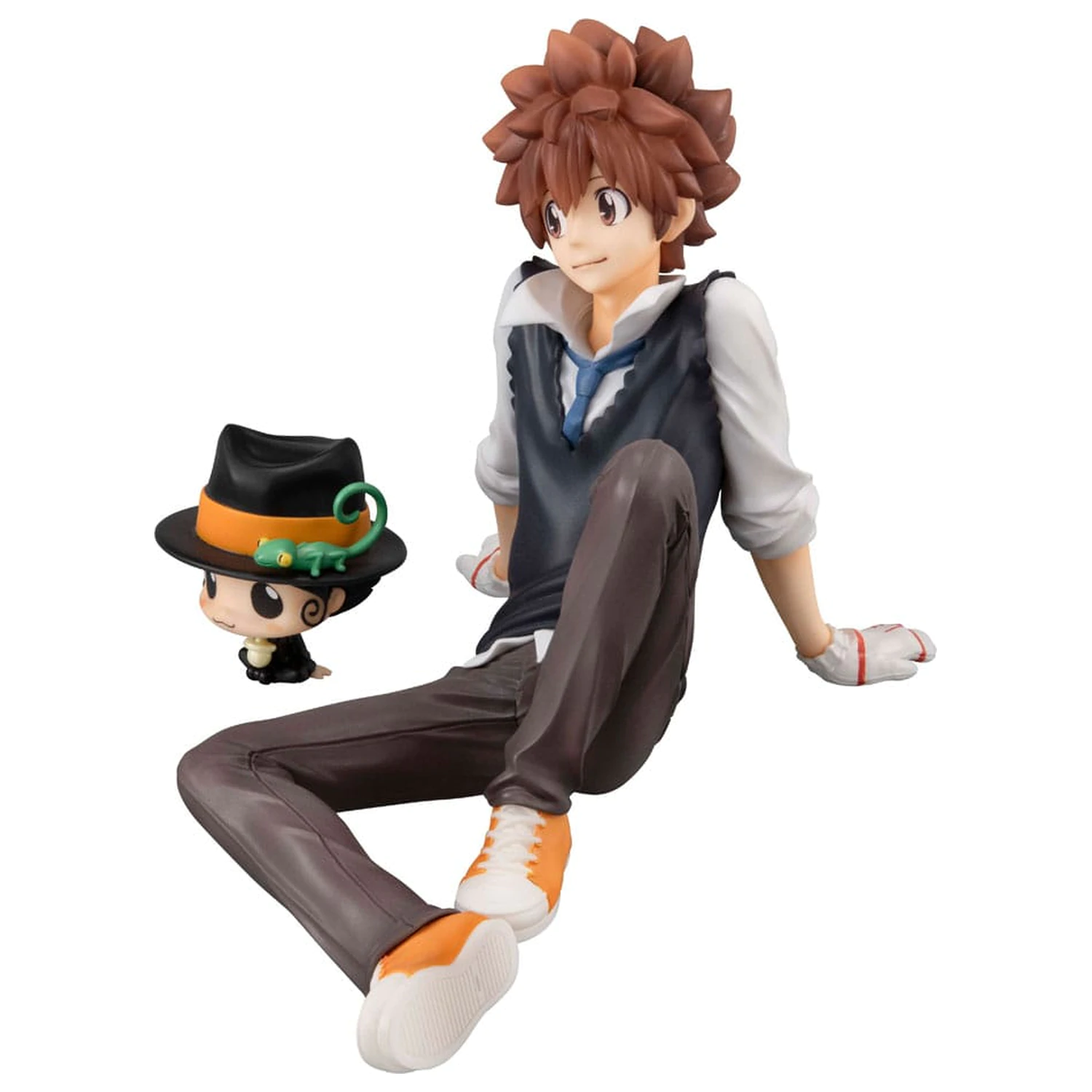 Katekyo Hitman Reborn! Seria G.E.M. Statuetka z PVC Tsuna & Reborn rozmiar na dłoń 9 cm zdjęcie produktu