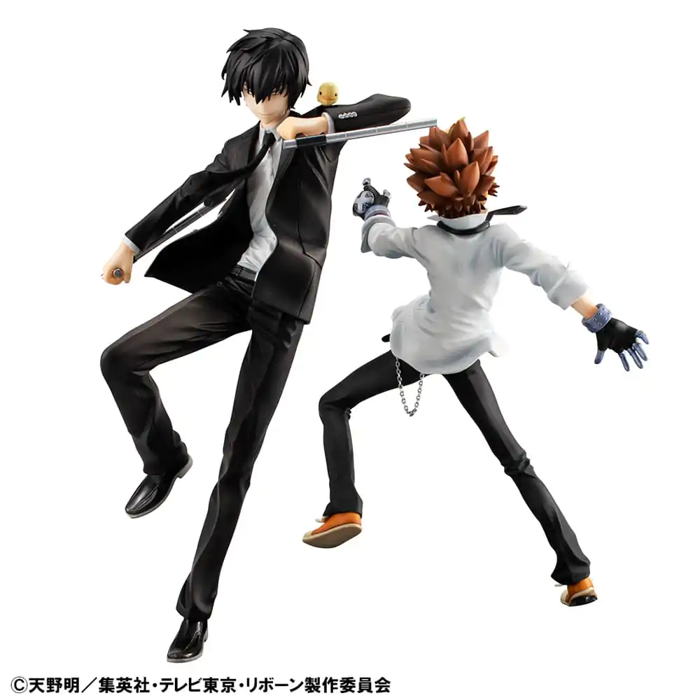 Katekyo Hitman Reborn! G.E.M. Series PVC Statua Tsunayoshi Sawada & Kyoya Hibari & Reborn Zestaw 21 cm zdjęcie produktu