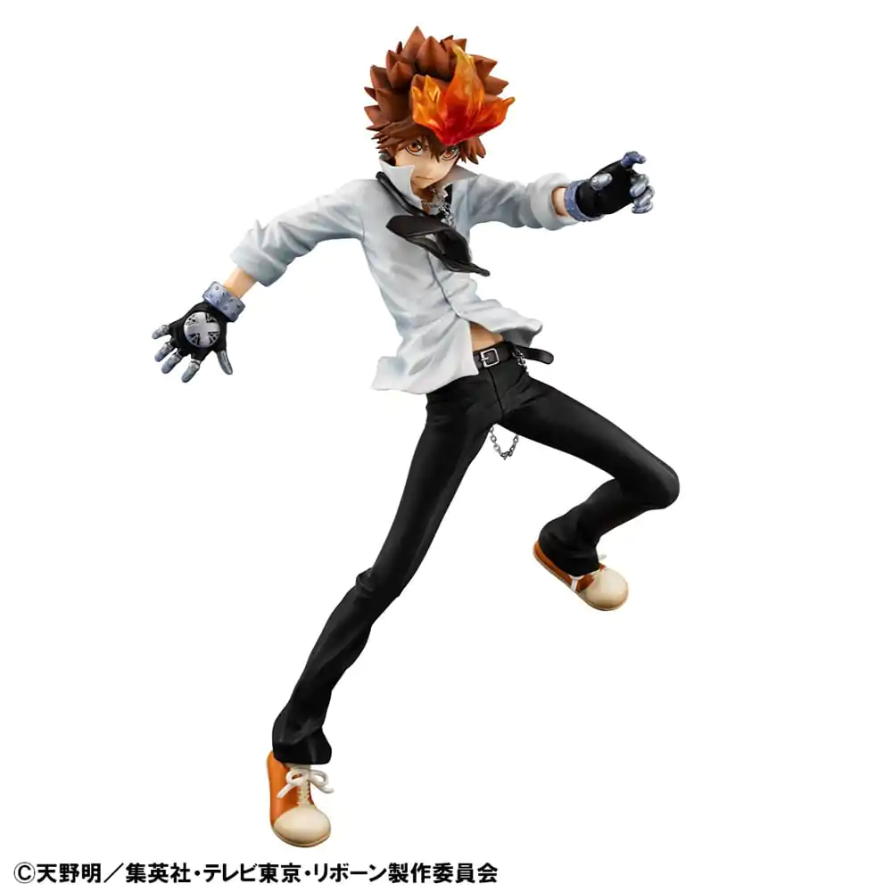 Katekyo Hitman Reborn! G.E.M. Series PVC Statua Tsunayoshi Sawada & Kyoya Hibari & Reborn Zestaw 21 cm zdjęcie produktu