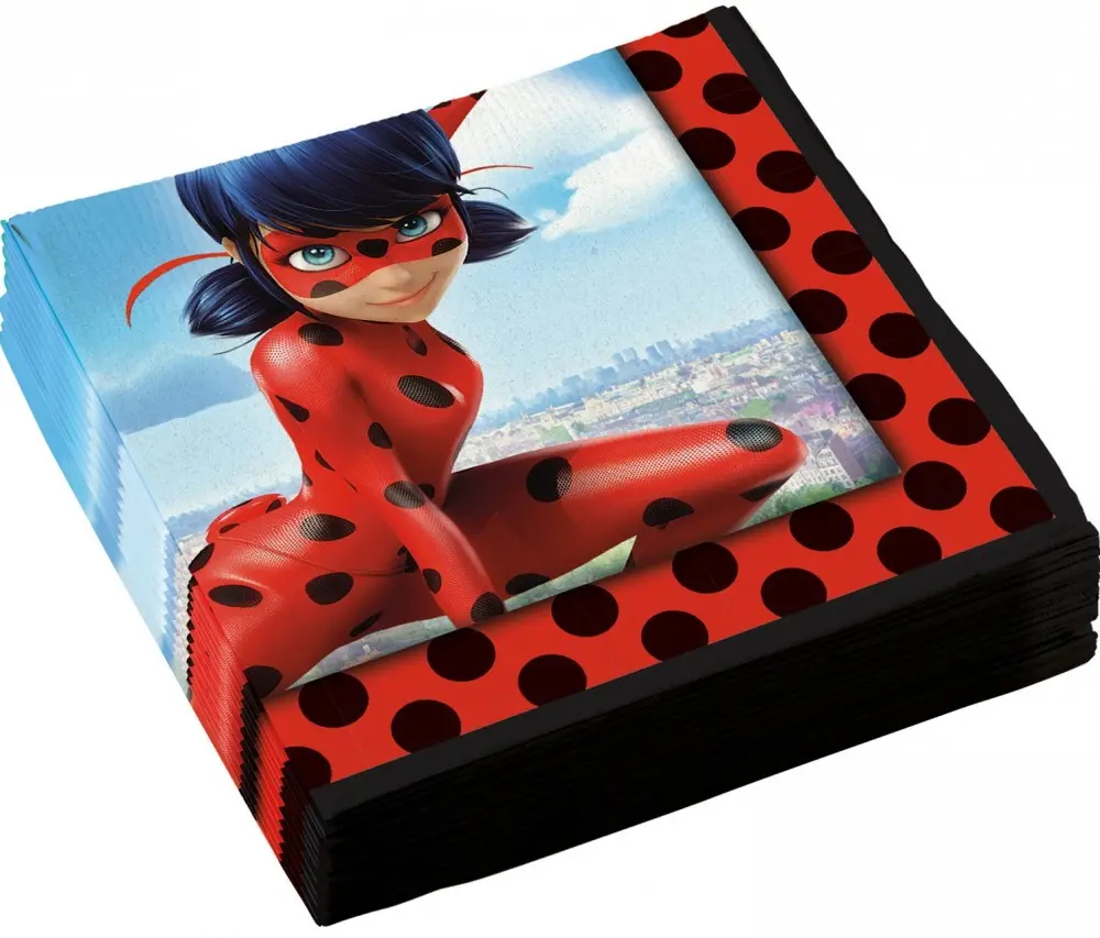 Miraculous: Tales of Ladybug & Cat Noir Serwetki 20 sztuk zdjęcie produktu
