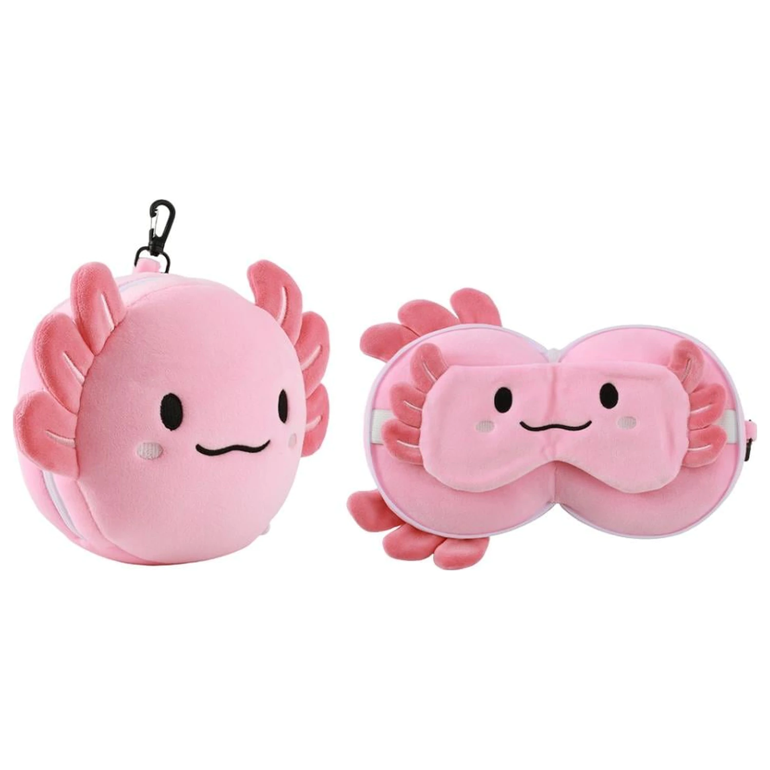 KAWAII Axolotly Poduszka z Maską do Spania zdjęcie produktu
