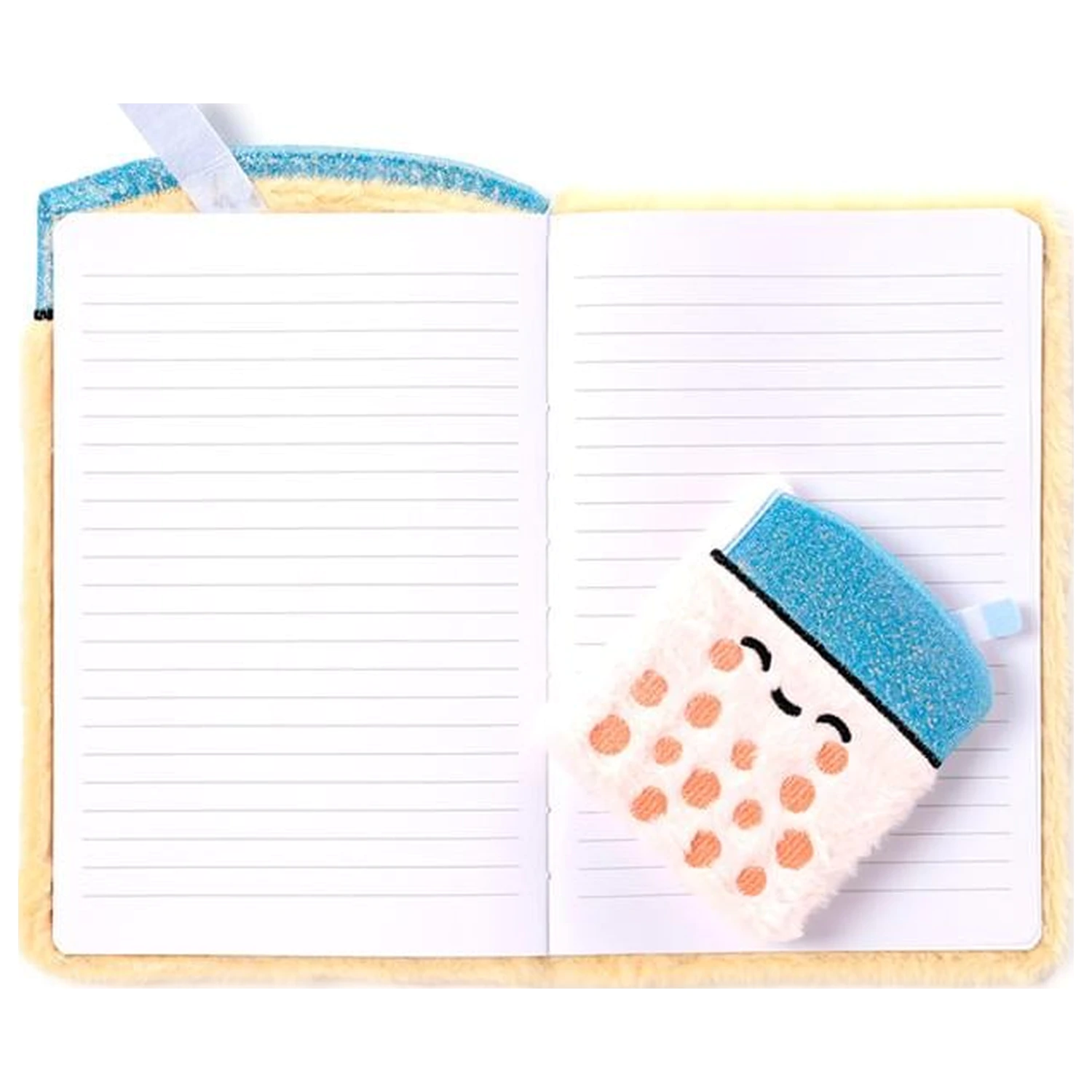 KAWAII Boba the Bubble Tea Premium Fluffy Notatnik + 1 Mini zdjęcie produktu
