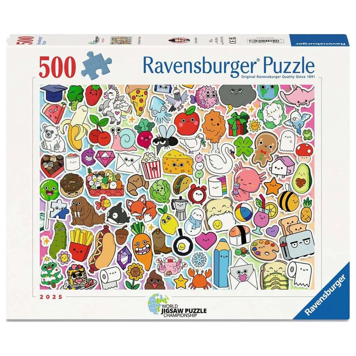 Kawaii Puzzle Jigsaw Słodki Kawaii Chaos (500 Elementów) zdjęcie produktu