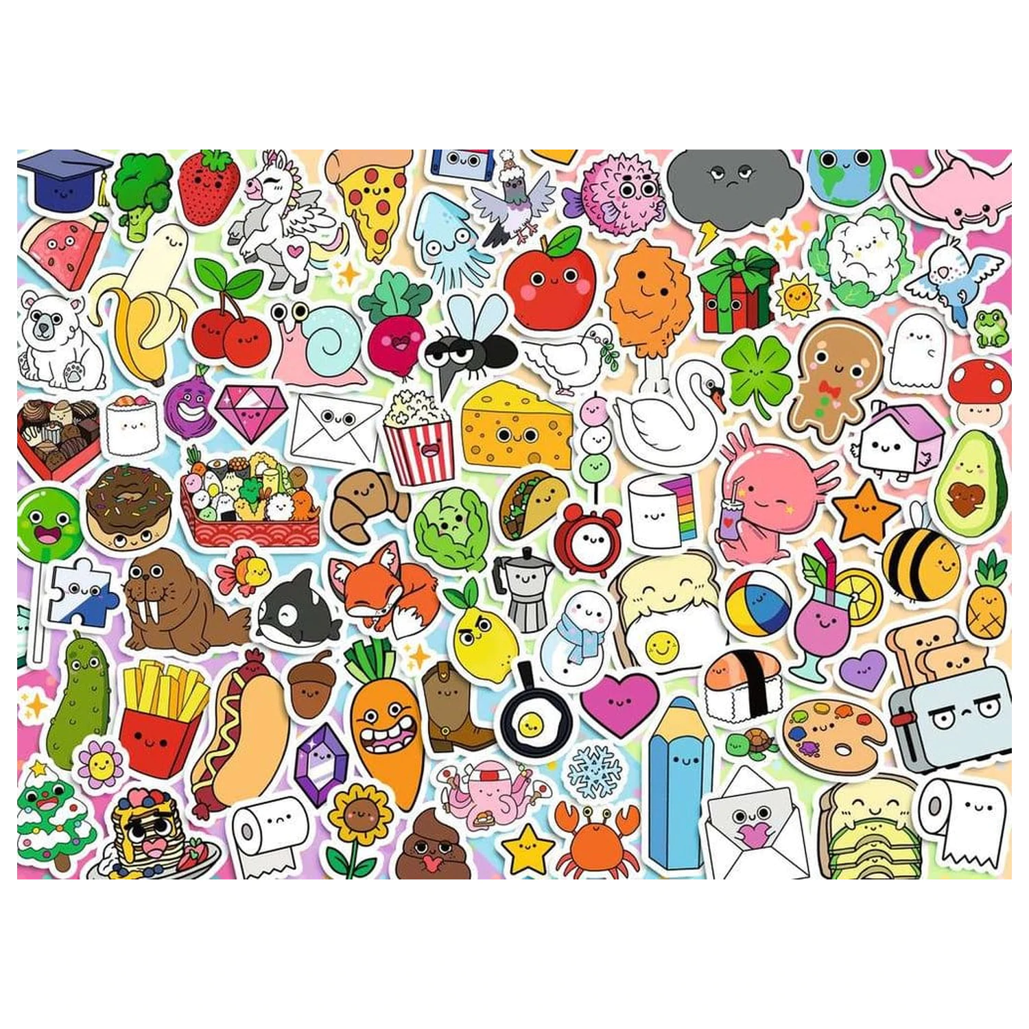 Kawaii Puzzle Jigsaw Słodki Kawaii Chaos (500 Elementów) zdjęcie produktu