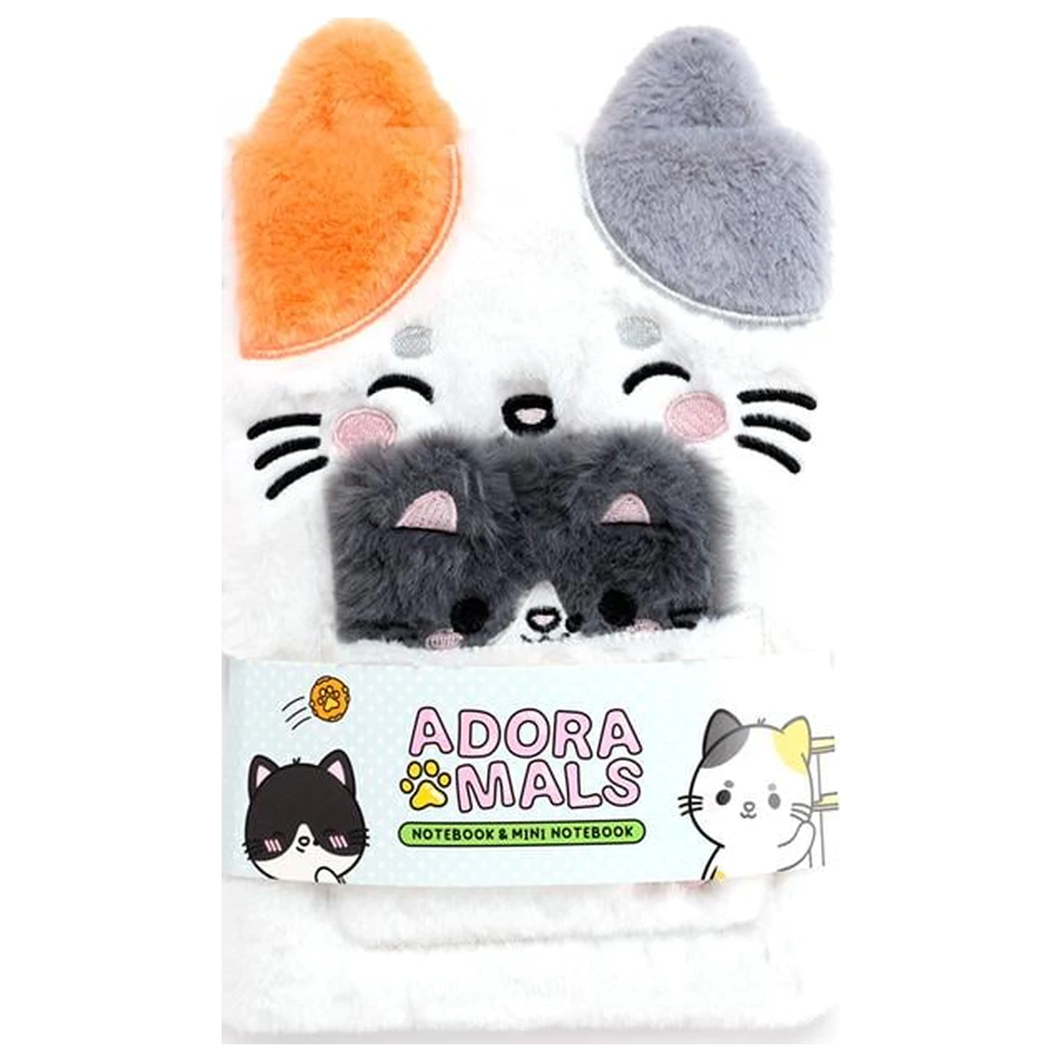 KAWAII Lola the Cat Premium Puszysty Notatnik + 1 Mini zdjęcie produktu
