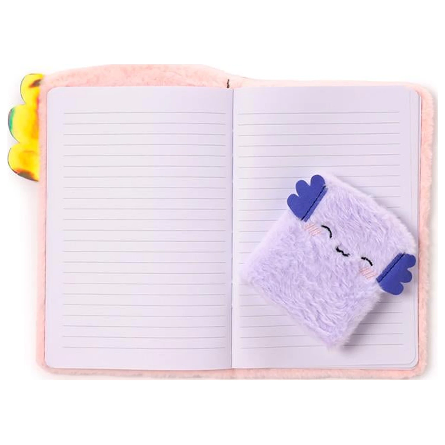 Kawaii Maddie the Axolotl Premium Fluffy Notebook + 1 Mini zdjęcie produktu
