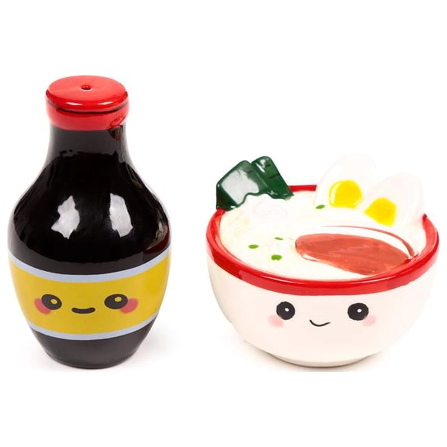 Kawaii Nori Zestaw Solniczka i Pieprzniczka do Ramenu zdjęcie produktu