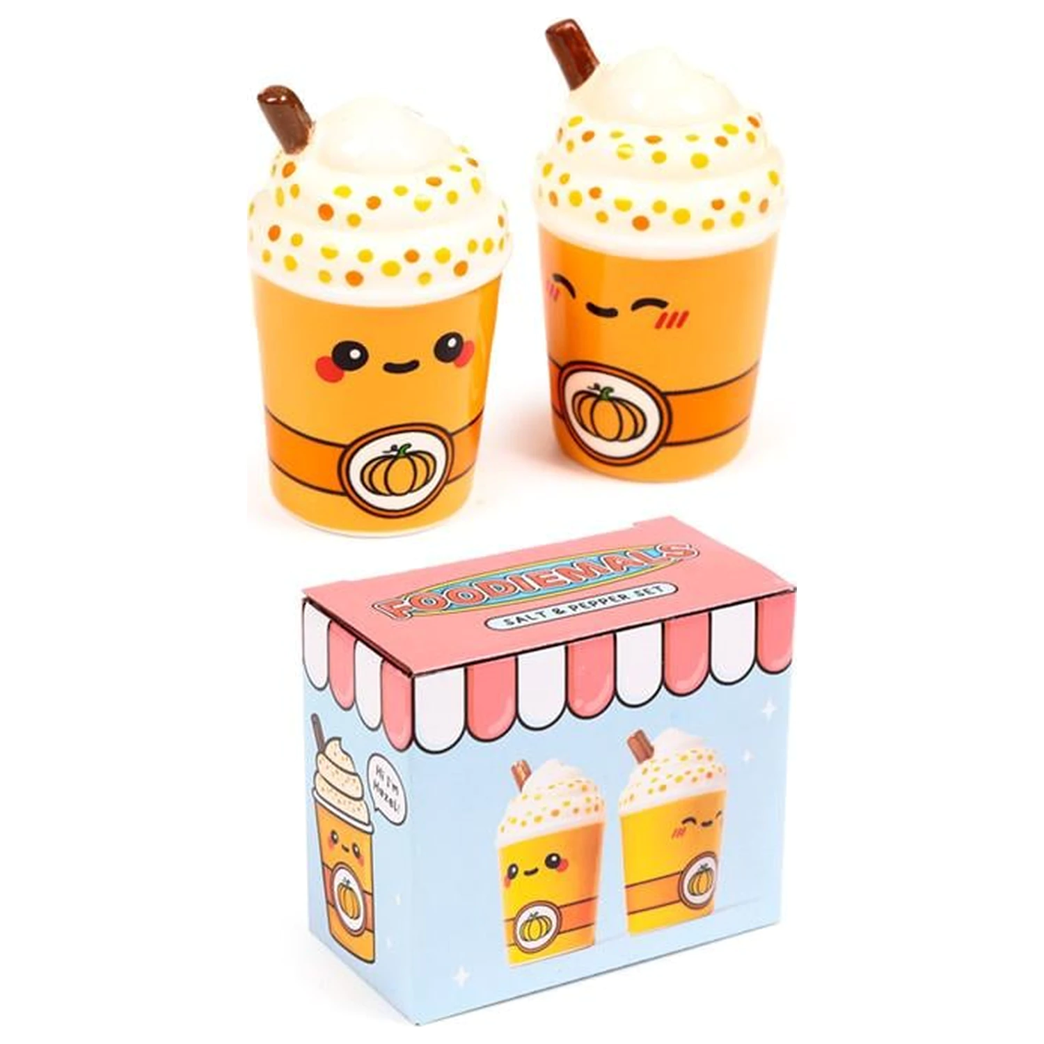 KAWAII Spiced Pumpkin Latte Zestaw Solniczka i Pieprzniczka zdjęcie produktu