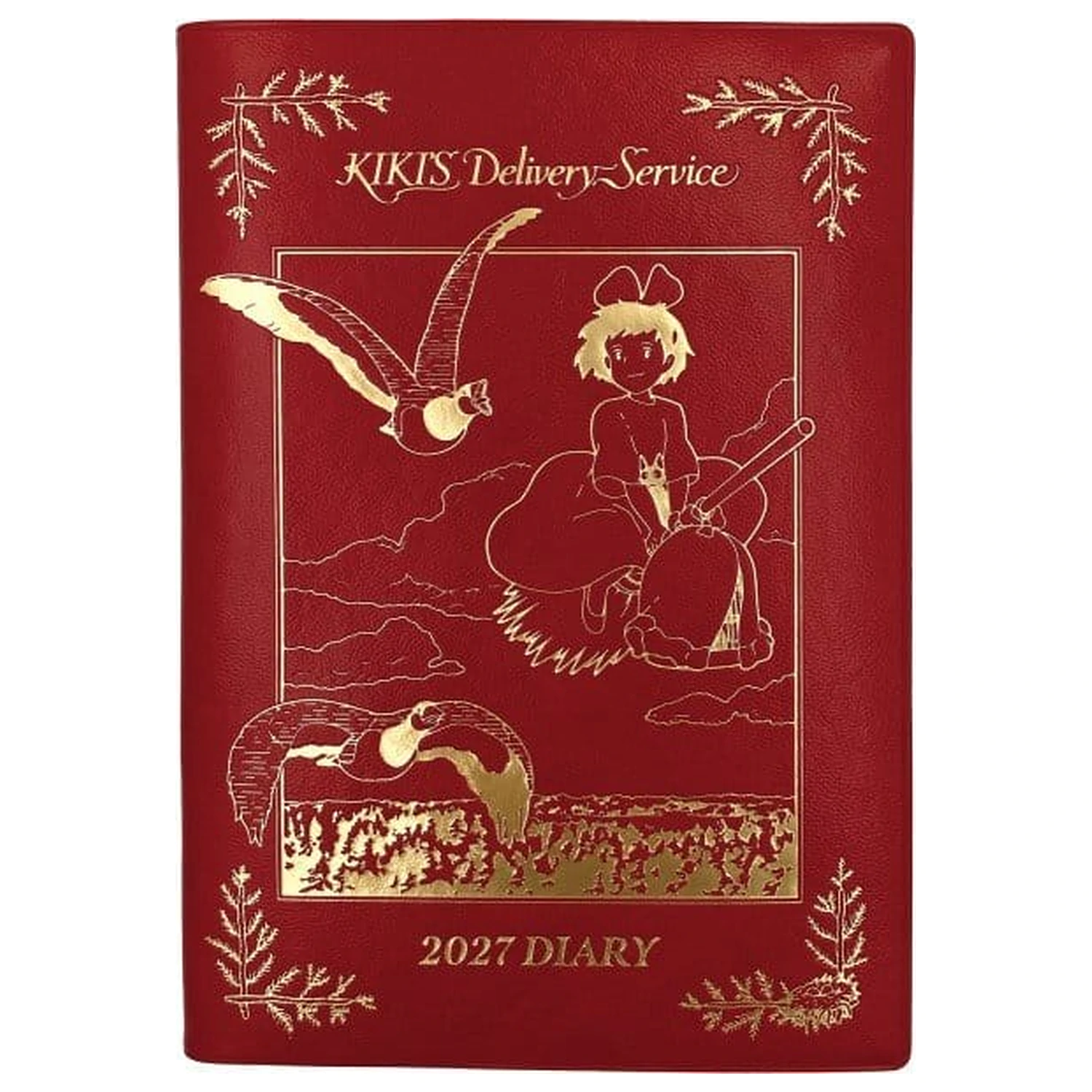 Kiki's Delivery Service Diary Kiki na swojej miotle czerwono-złota folia zdjęcie produktu
