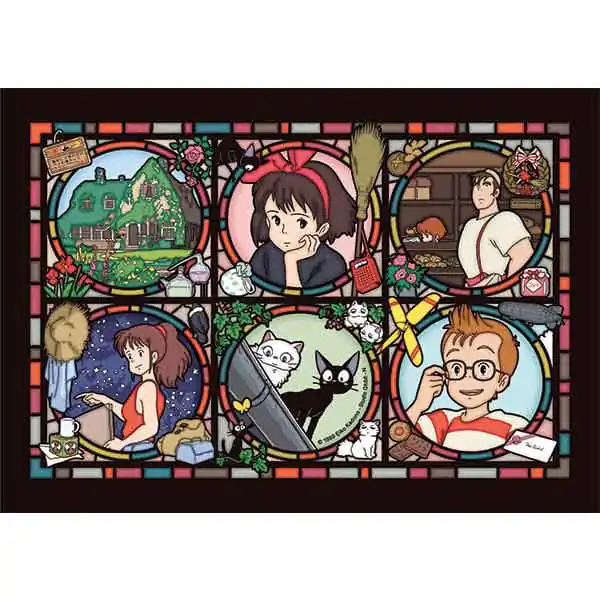 Puzzle Kiki's Delivery Service Witraż Characters Gallery (208 elementów) zdjęcie produktu