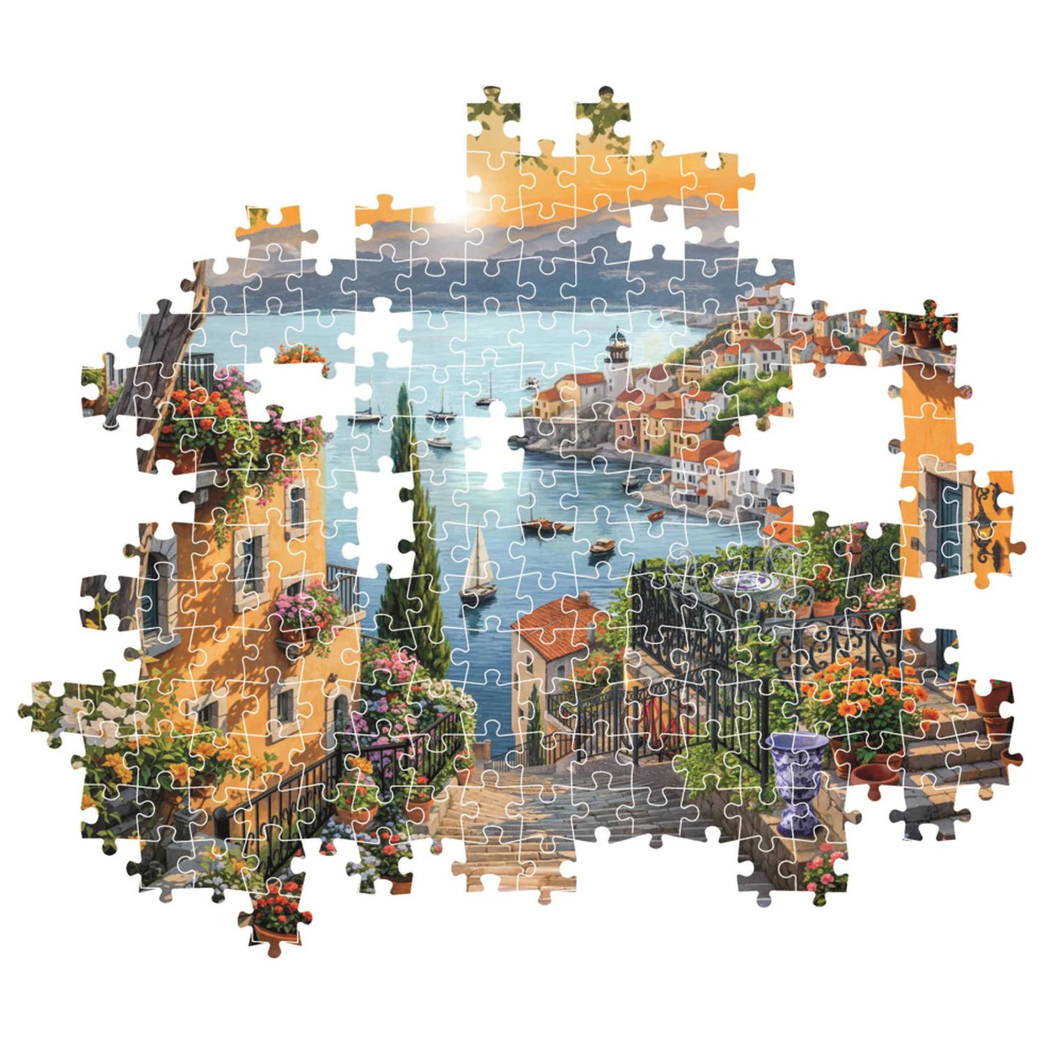 Harbor Steps 1500-elementowe puzzle zdjęcie produktu