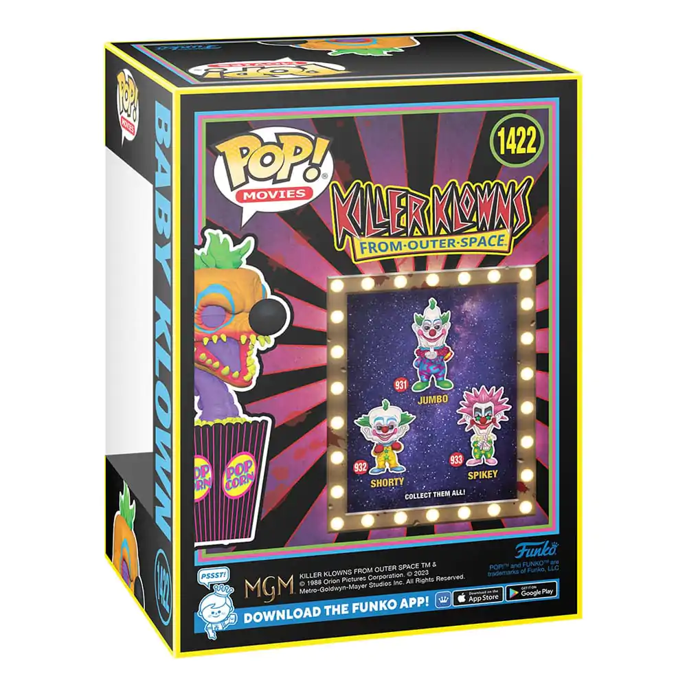 Killer Klowns from Outer Space Funko POP! Movies Figurka winylowa Baby Klown (BLKLT) Exclusive Edition 9 cm zdjęcie produktu