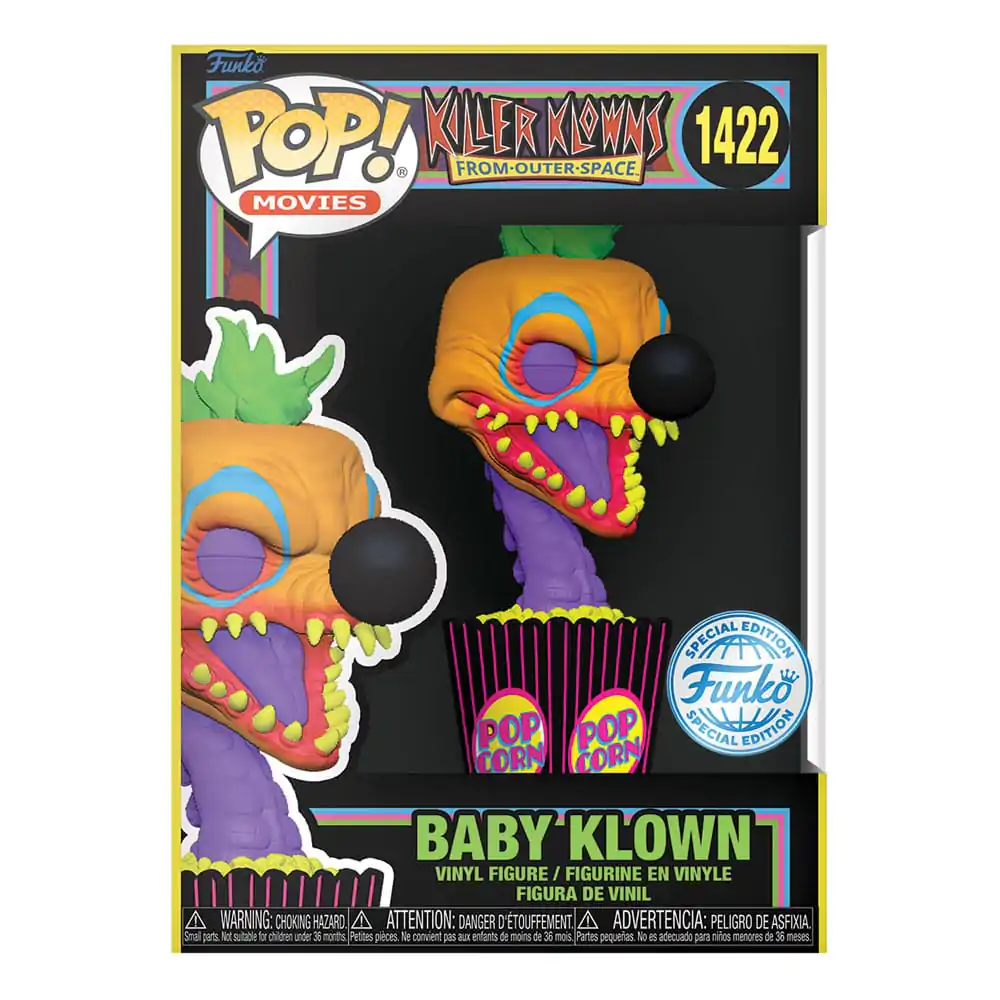 Killer Klowns from Outer Space Funko POP! Movies Figurka winylowa Baby Klown (BLKLT) Exclusive Edition 9 cm zdjęcie produktu