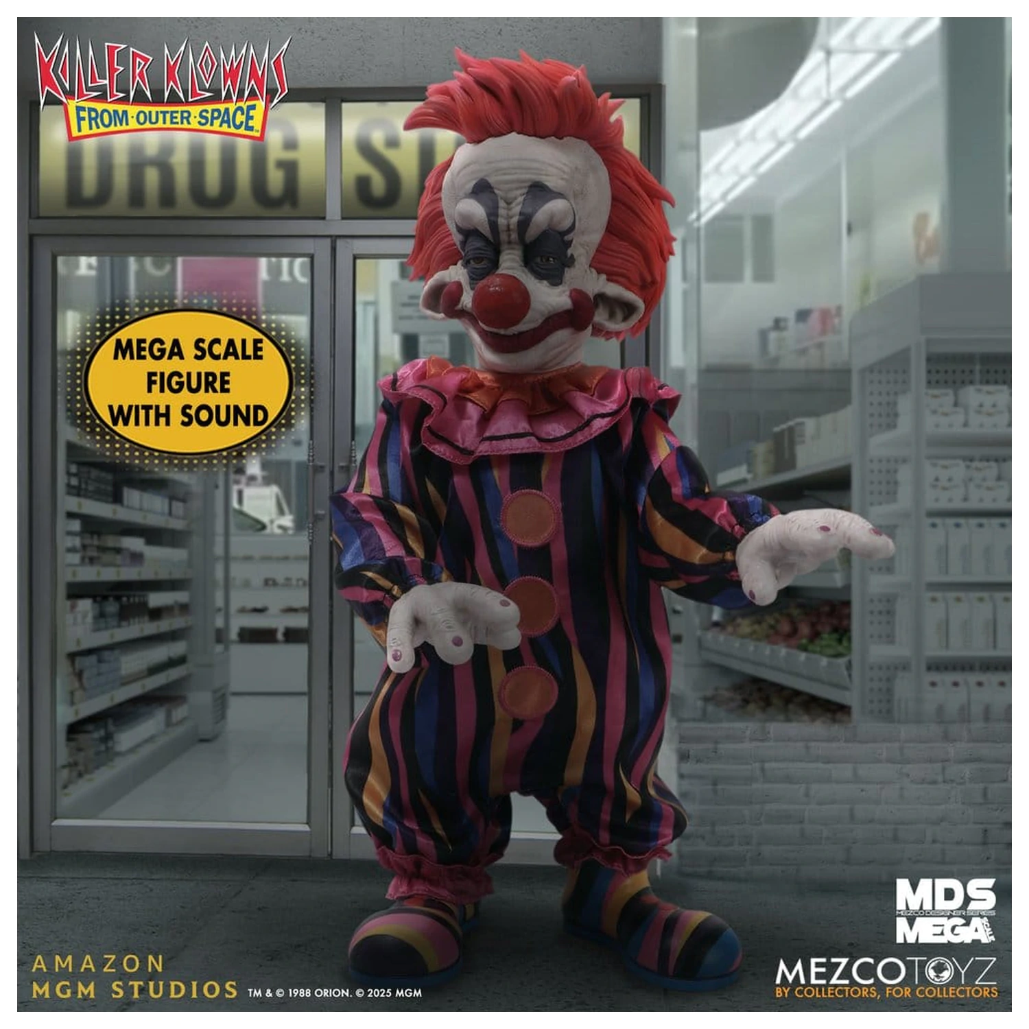 Killer Klowns from Outer Space MDS Mega Scale Lalka Rudy 38 cm zdjęcie produktu